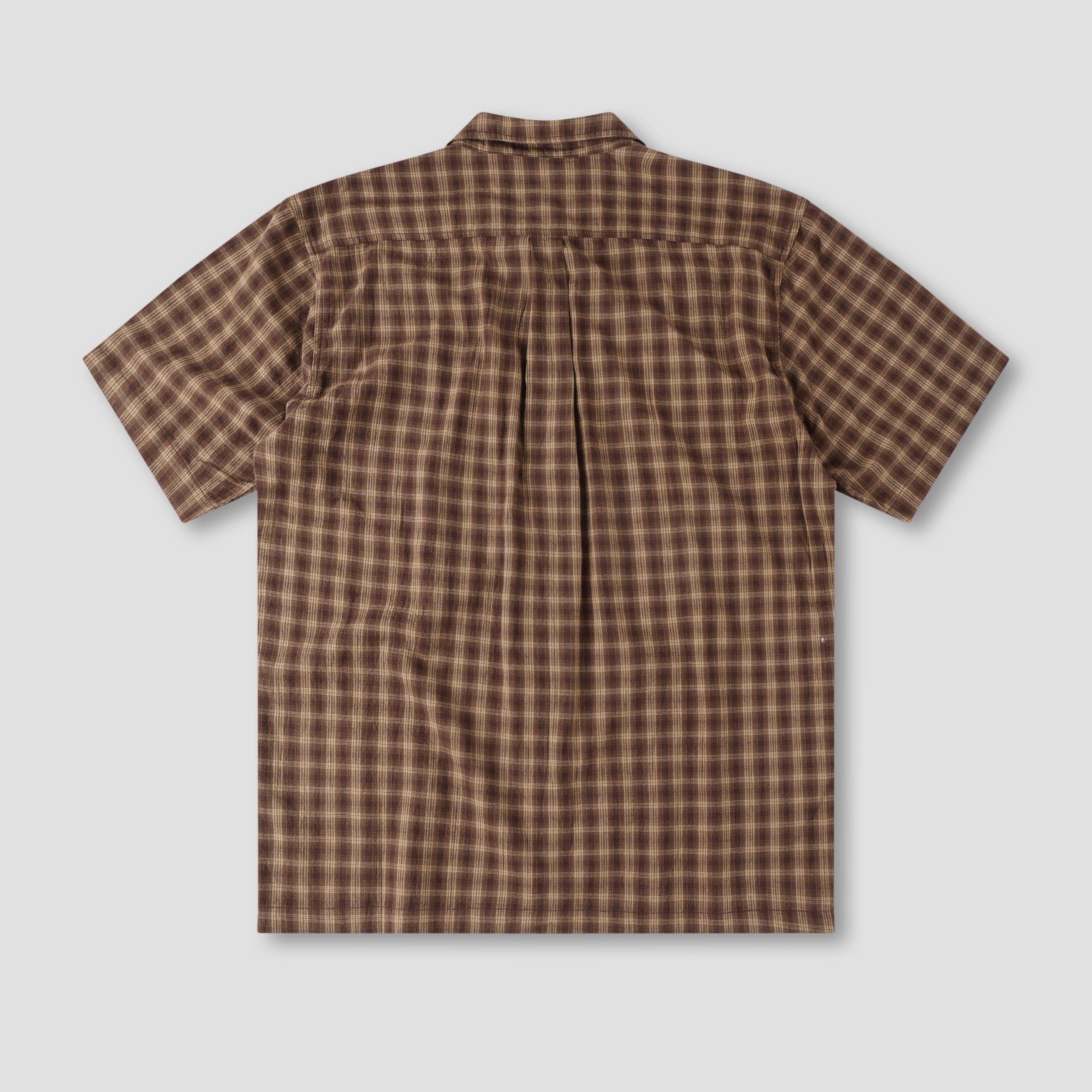 Former Manners Check Shortsleeve Shirt Bark
