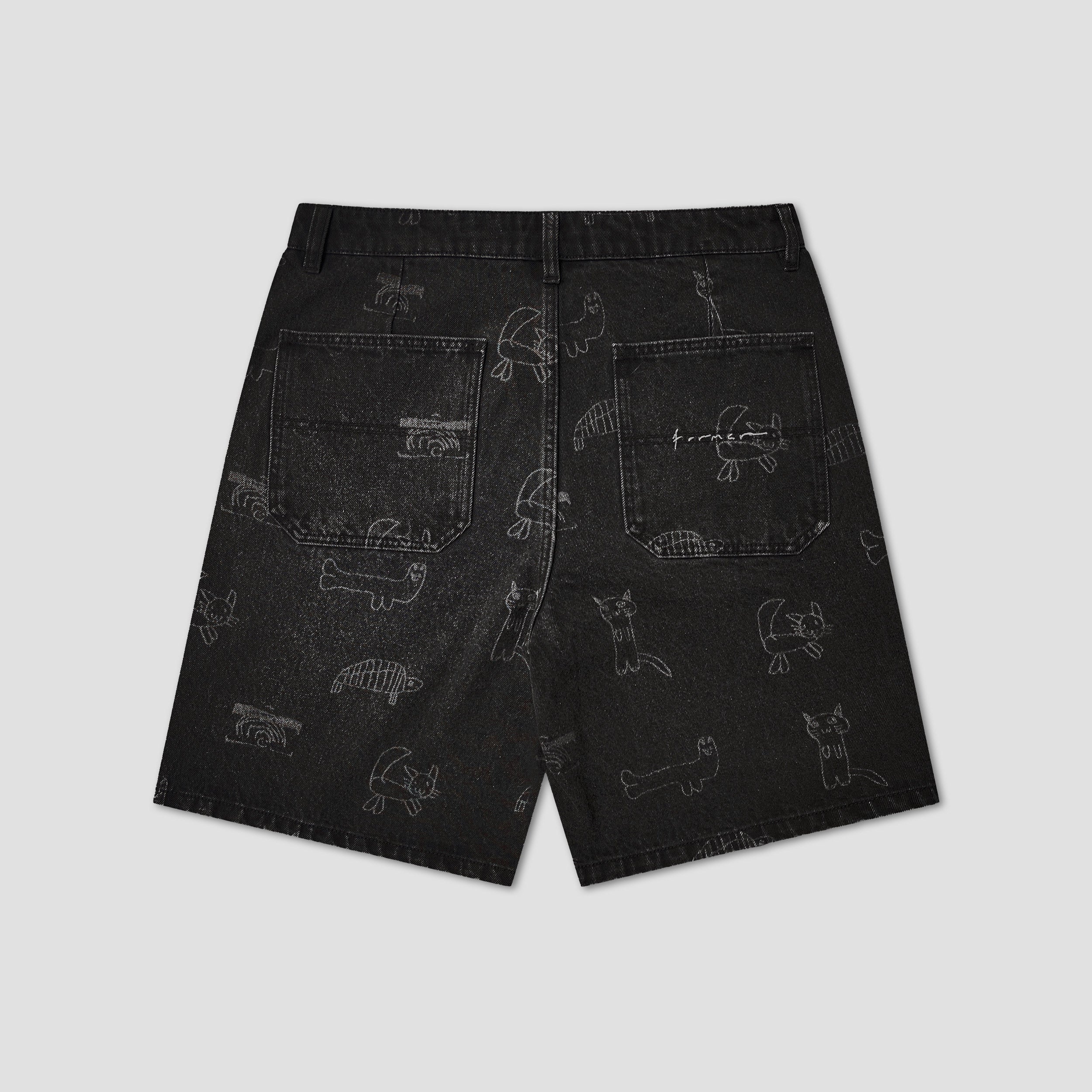 Former Reynolds Yardage Denim 21" Walk Short Washed Black