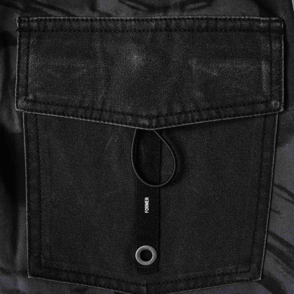 Former Swans Distort 18" Swim Trunks Black