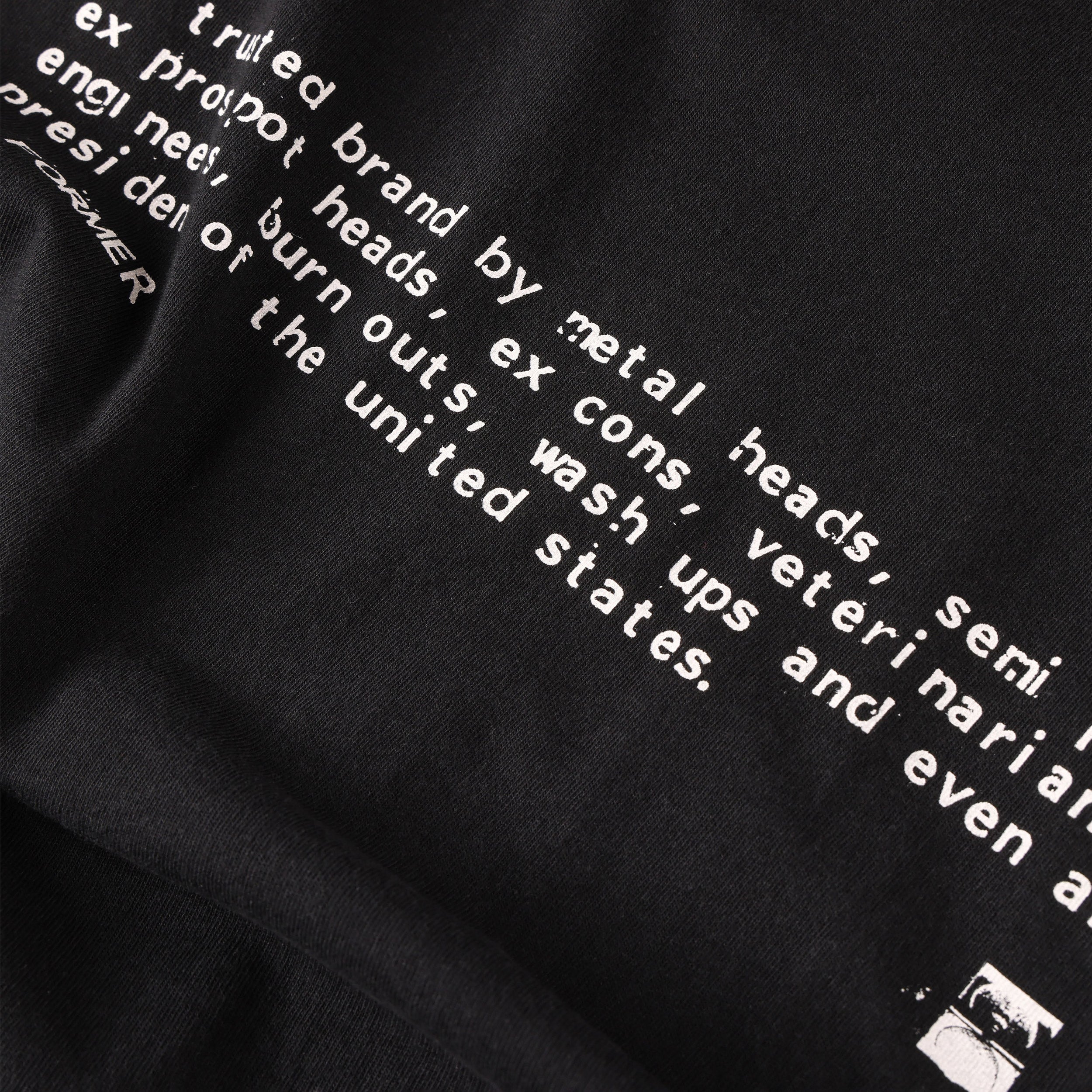 Former Trusted T-Shirt Washed Black