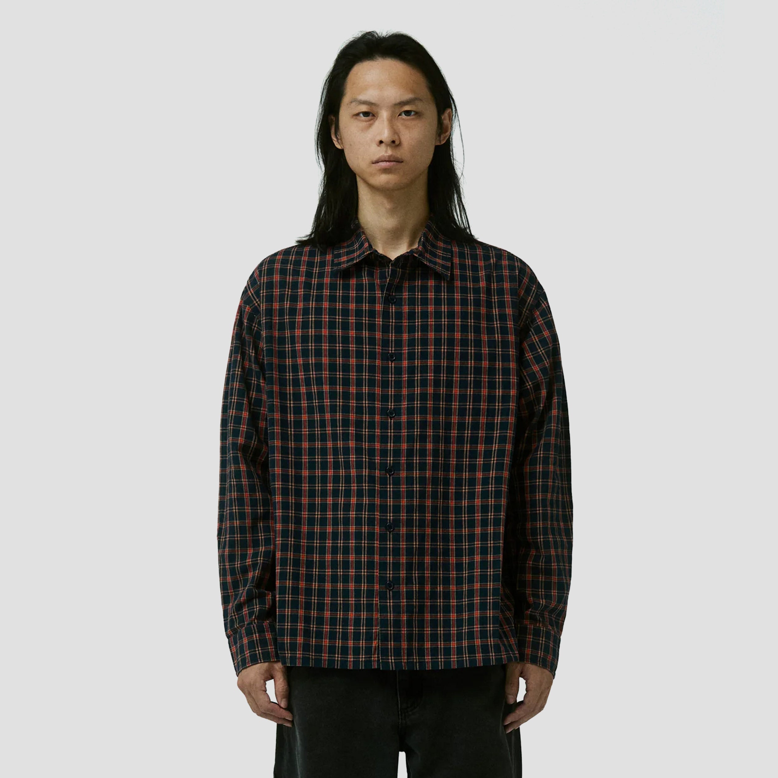 Former Vivian Check Longsleeve Shirt Navy