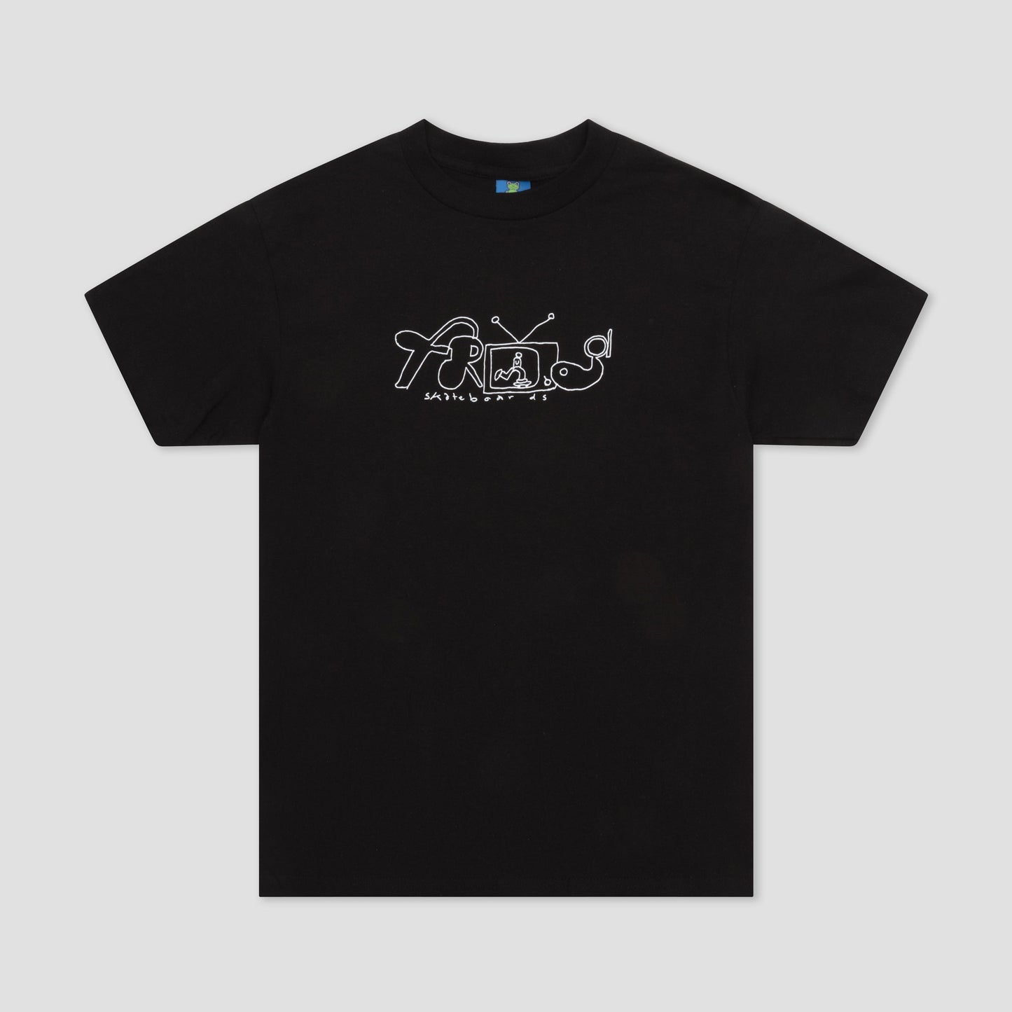 Frog Television T-Shirt Black