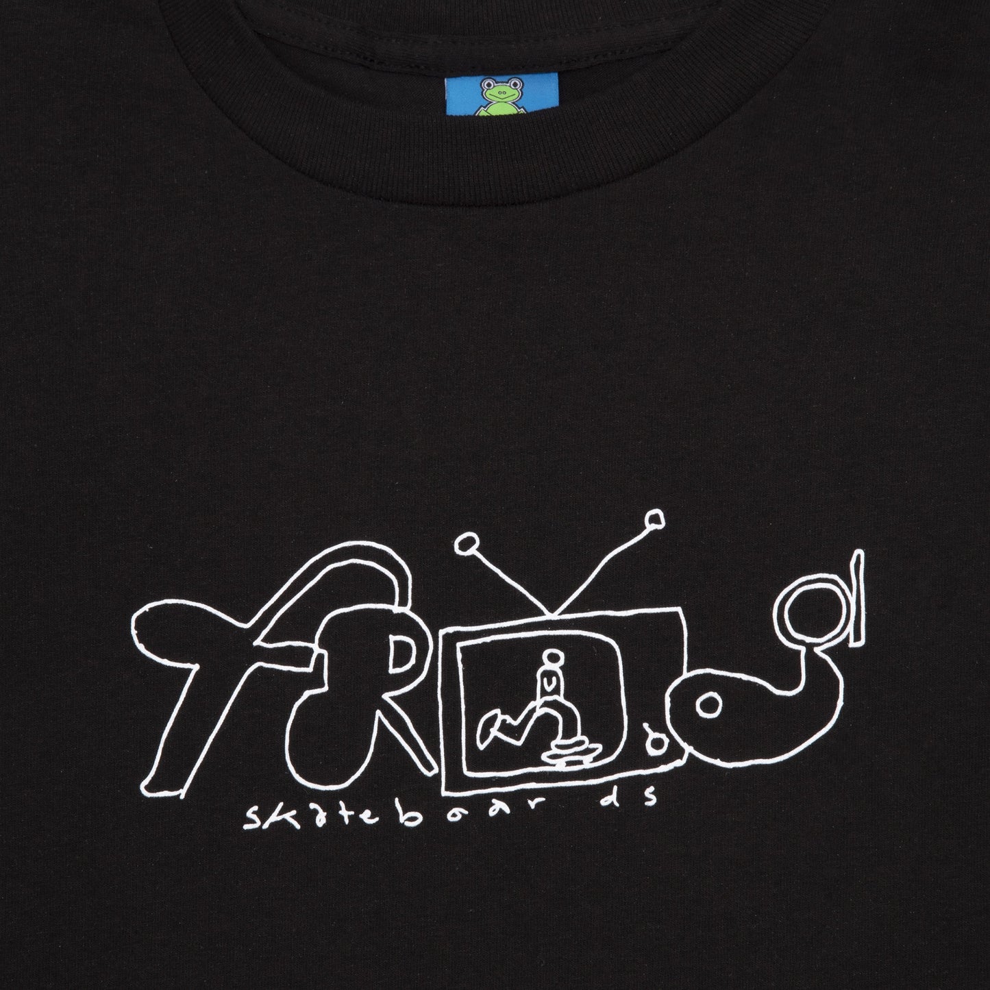 Frog Television T-Shirt Black