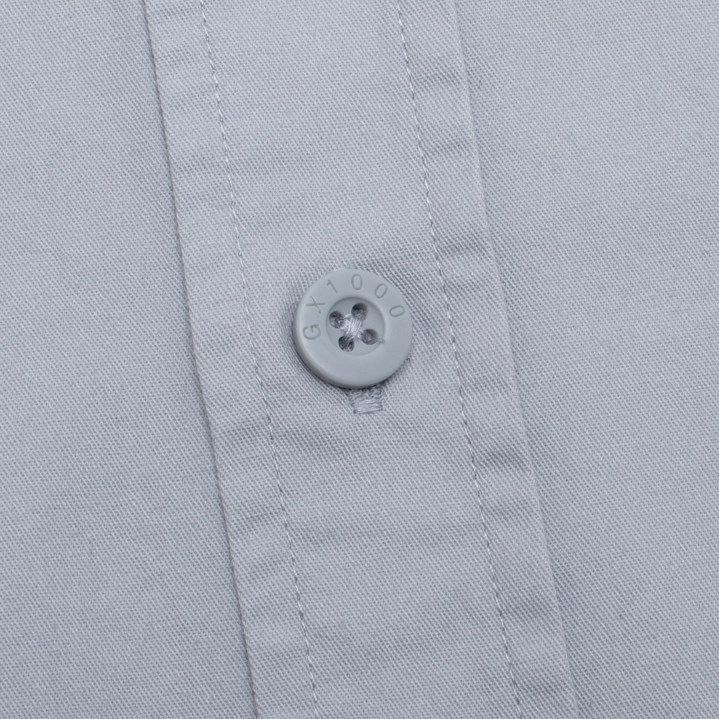 GX1000 Big Pocket Shortsleeve Button Down Shirt Grey