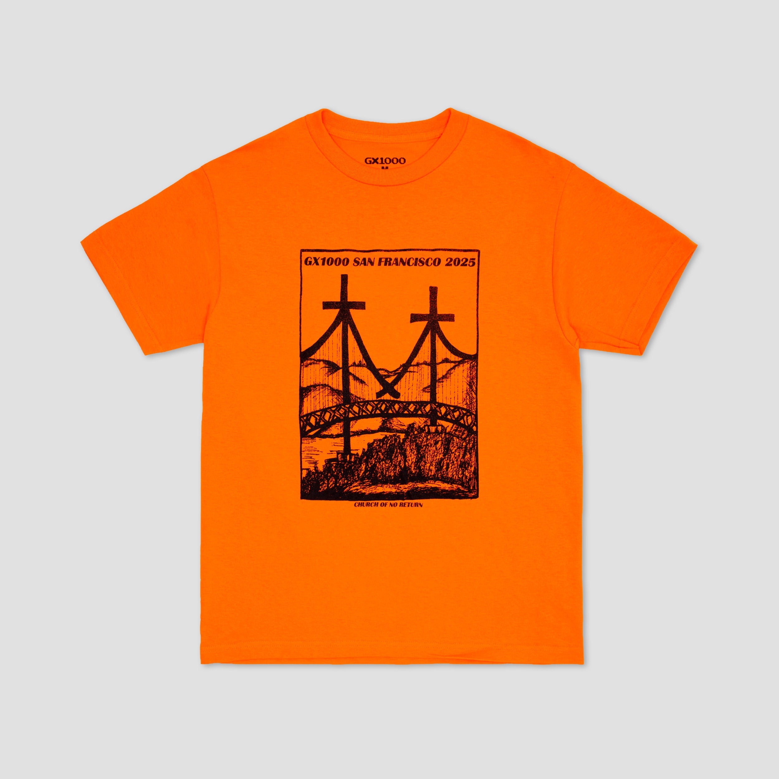 GX1000 Church Of No Return T-Shirt Orange