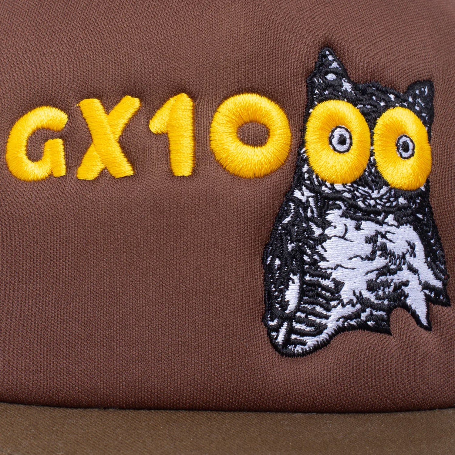 GX1000 Owl Trucker Hat Brown