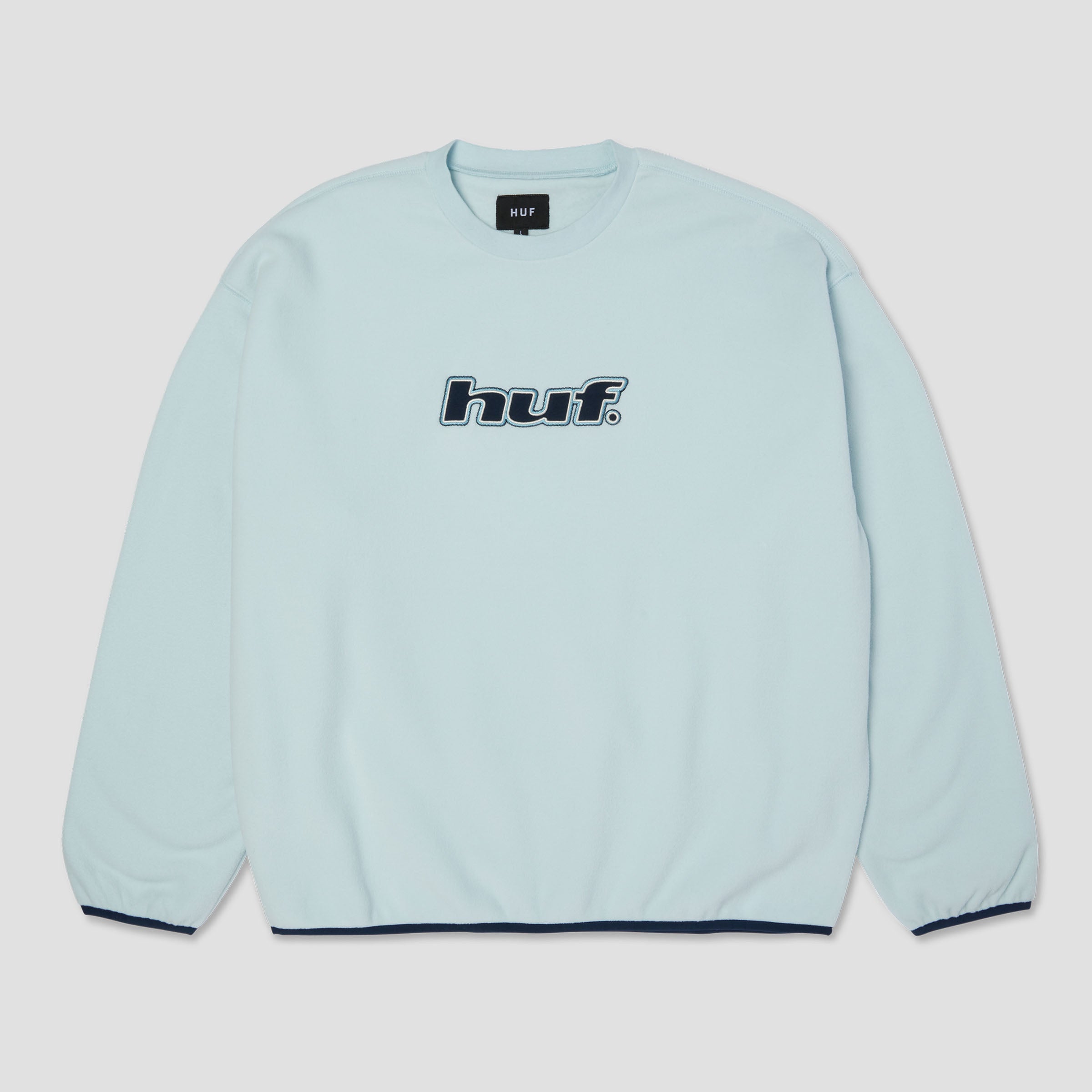 HUF H Dot Polar Fleece Crew Sky