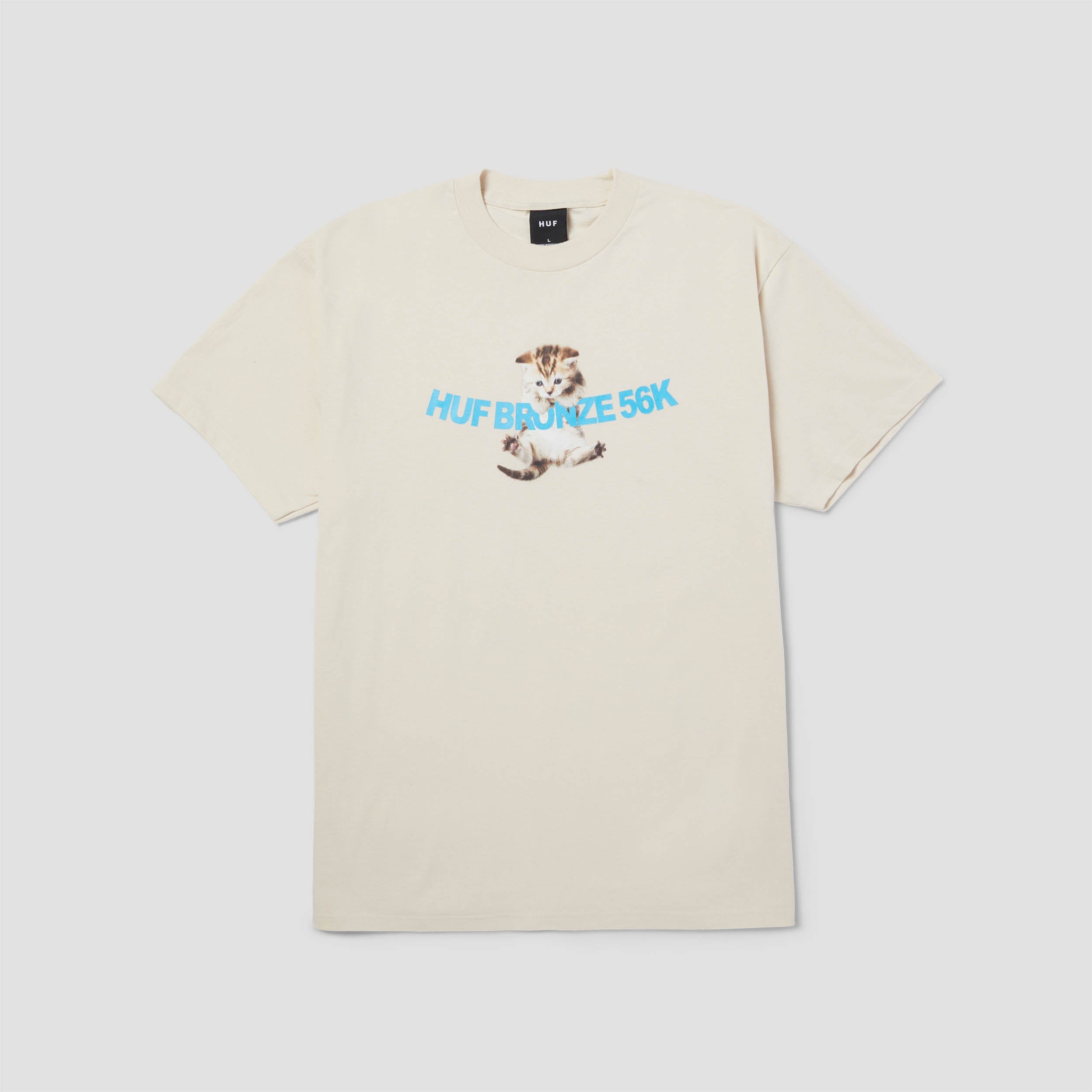 HUF X Bronze Hang In There Shortsleeve T-Shirt Natural