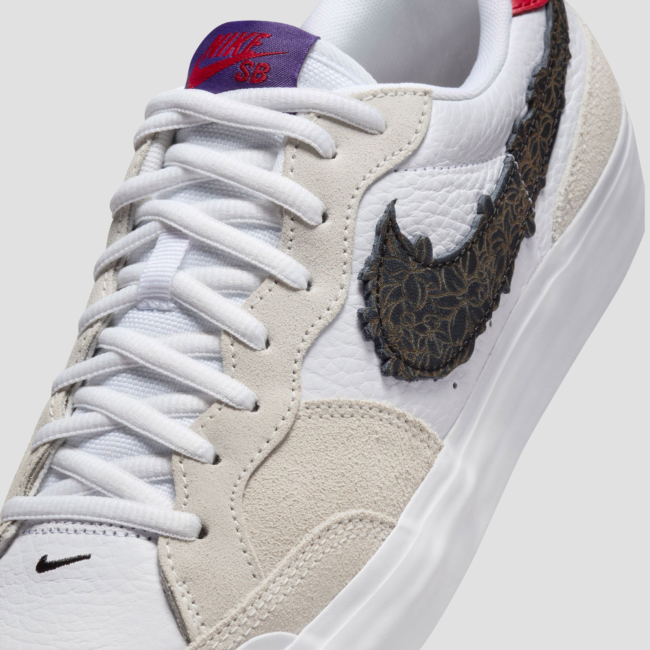 Nike SB Sky Brown Zoom Pogo Plus Skate Shoes White