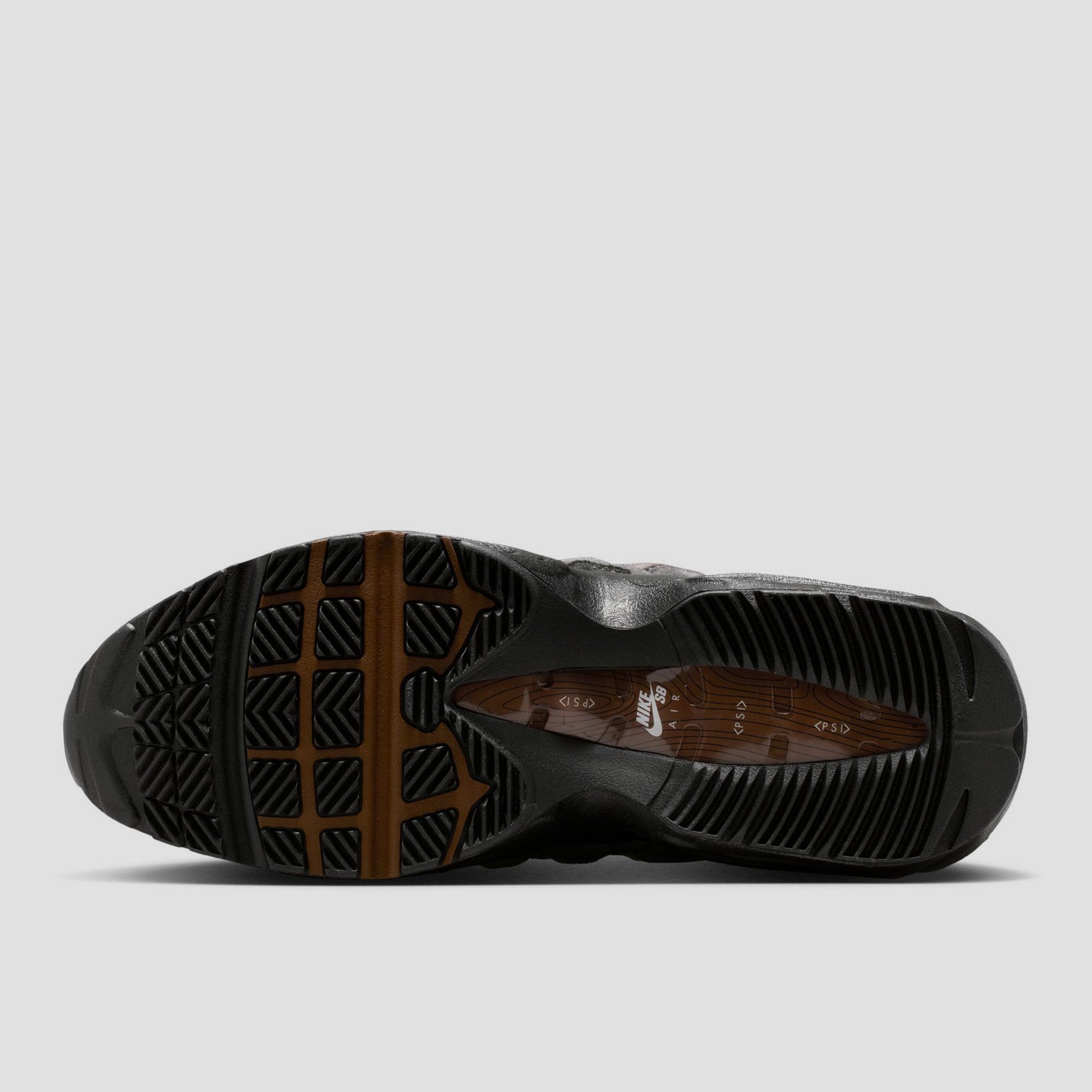 Nike SB Air Max 95 Skate Shoes Black / Cacao WOW / Anthracite / Light Graphite