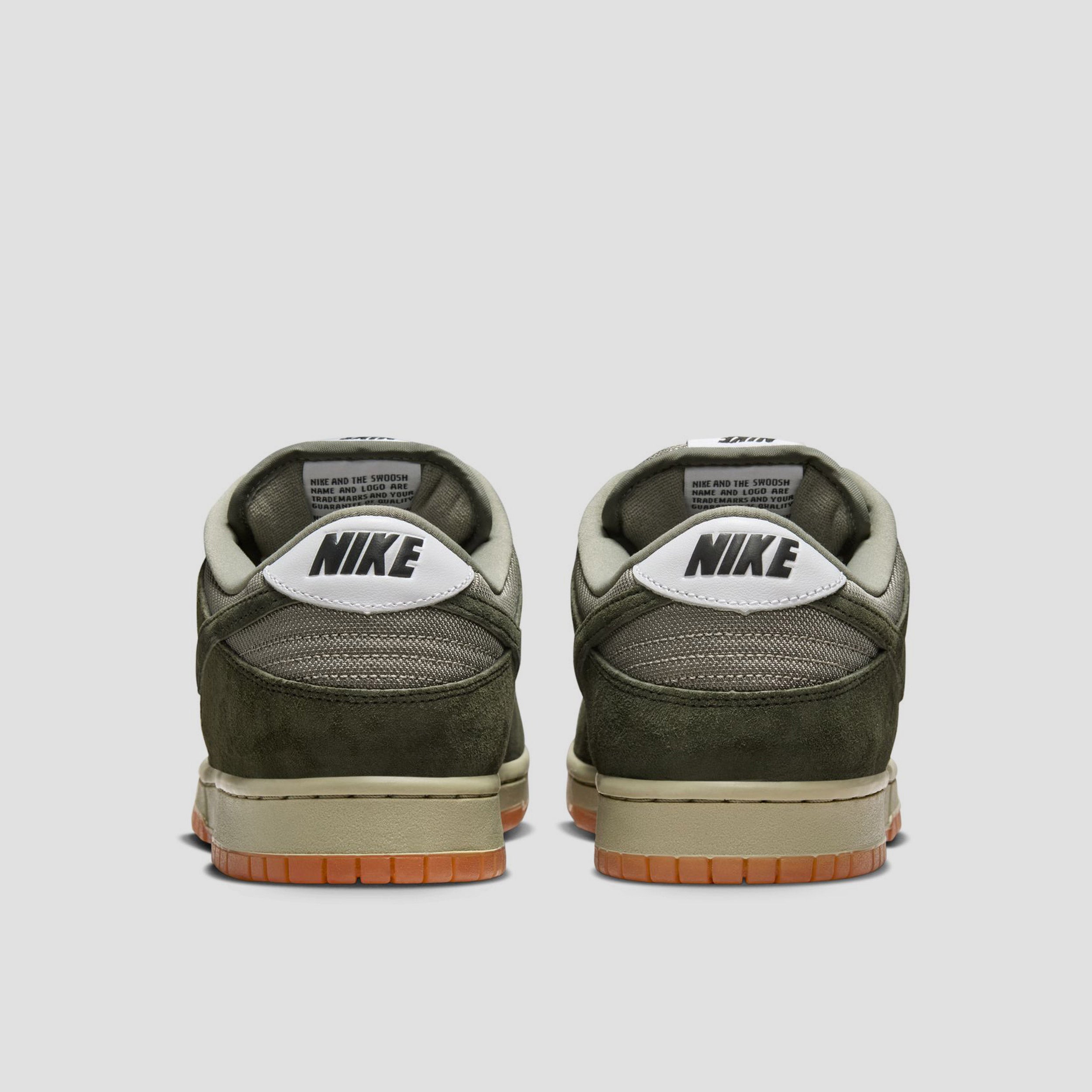 Nike SB Dunk Low Pro B Skate Shoes Sequoia / Sequoia / Light Army / White