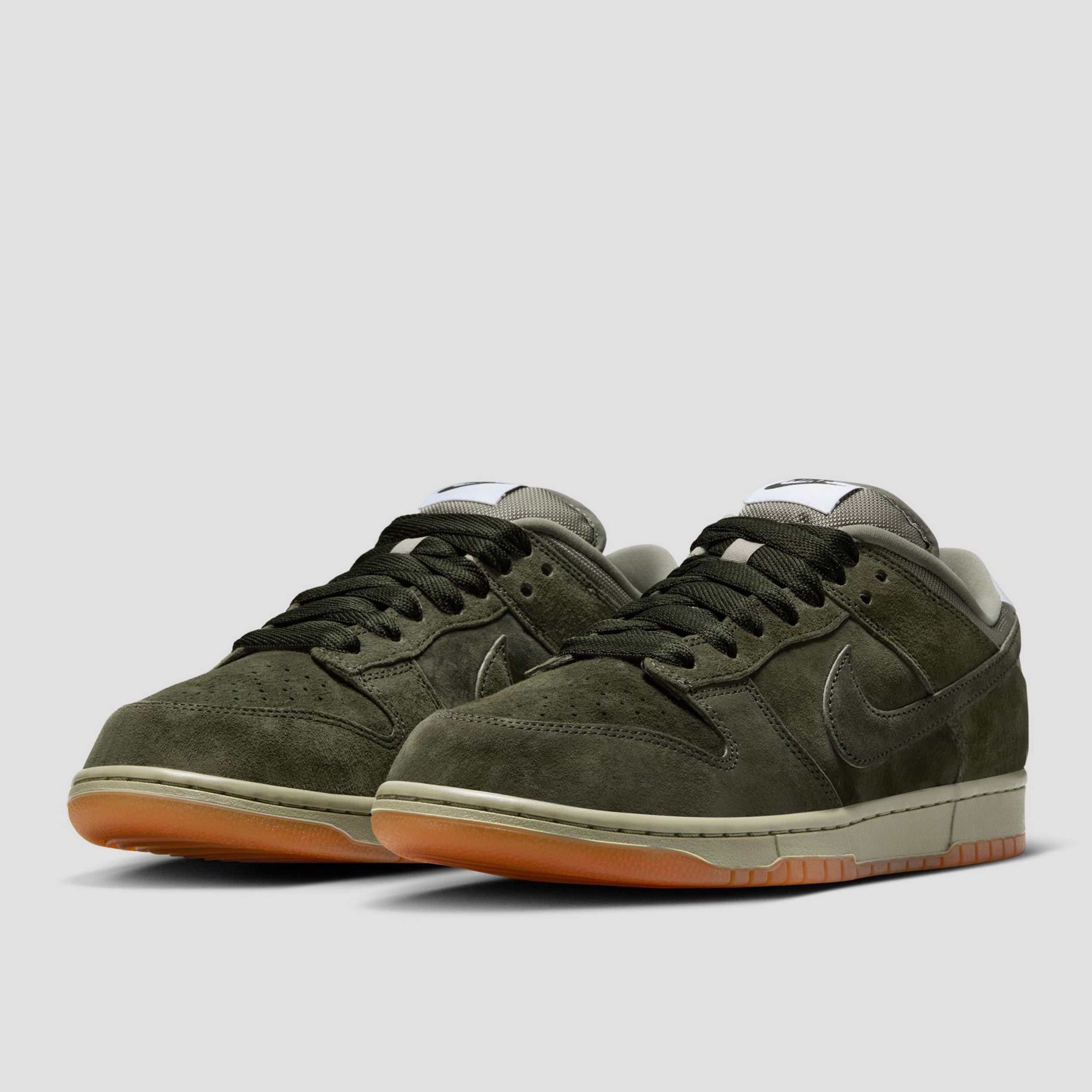 Nike SB Dunk Low Pro B Skate Shoes Sequoia / Sequoia / Light Army / White