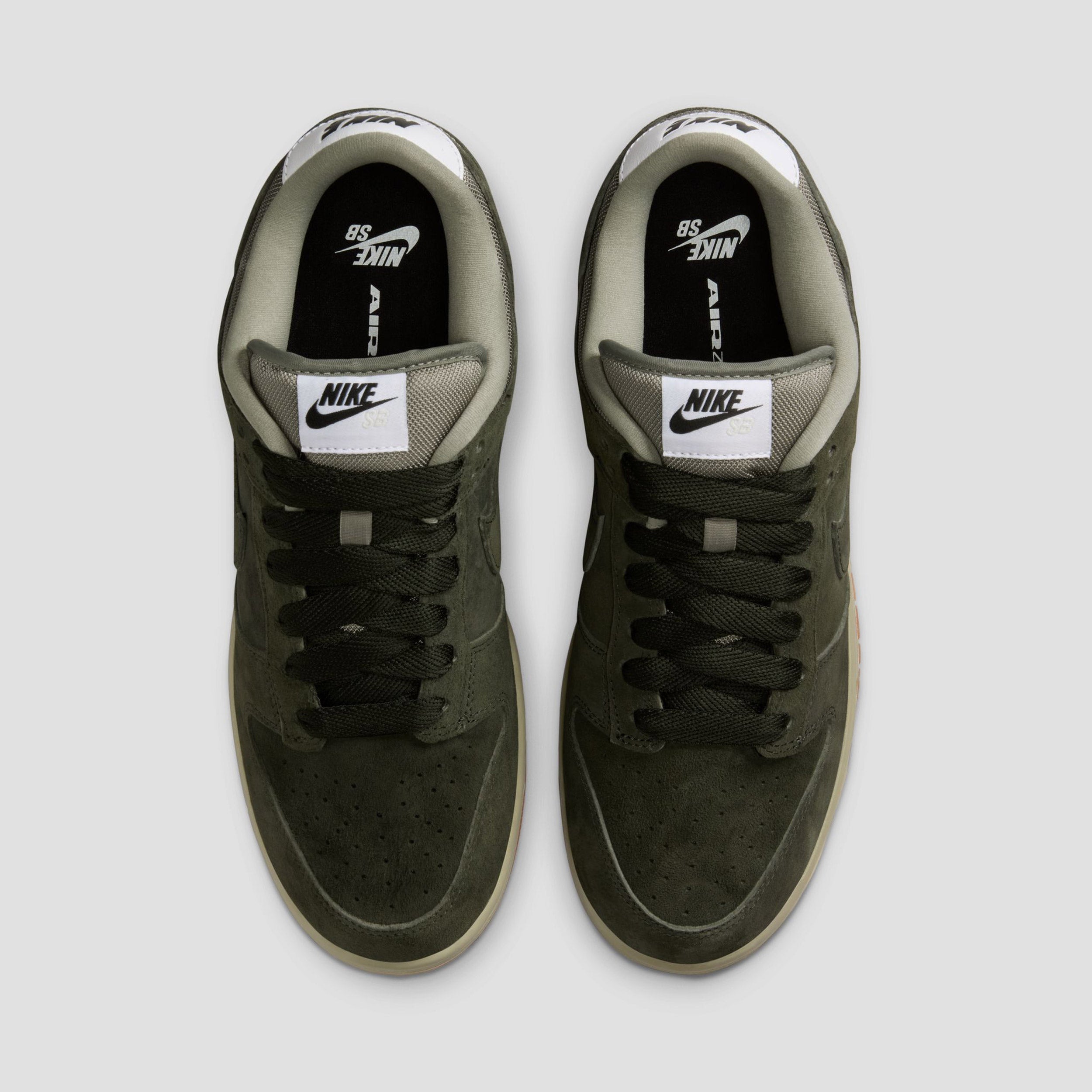 Nike SB Dunk Low Pro B Skate Shoes Sequoia / Sequoia / Light Army / White