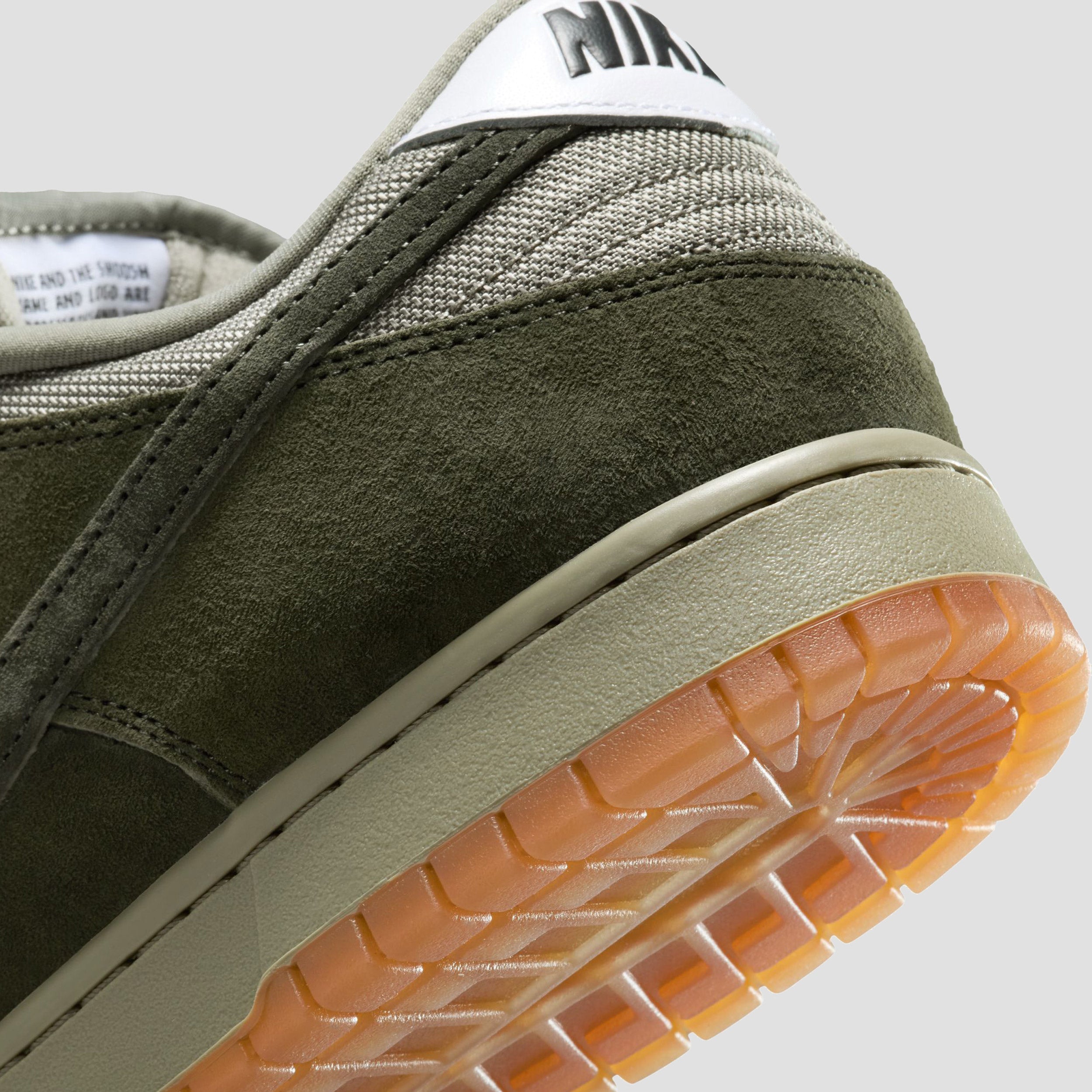 Nike SB Dunk Low Pro B Skate Shoes Sequoia / Sequoia / Light Army / White