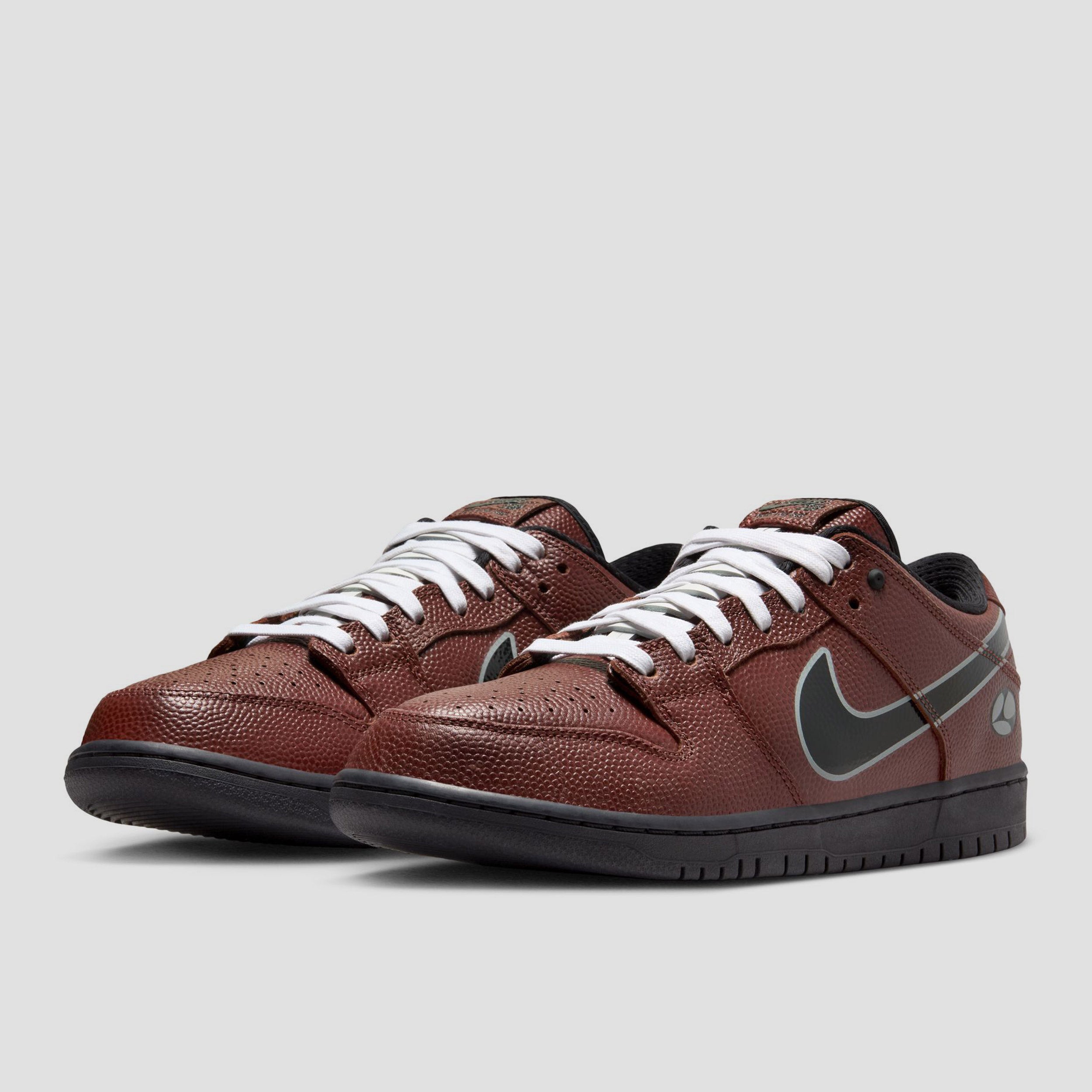 Nike SB X Limosine Dunk Low Pro Skate Shoes Dark Pony / Black / Silver / White