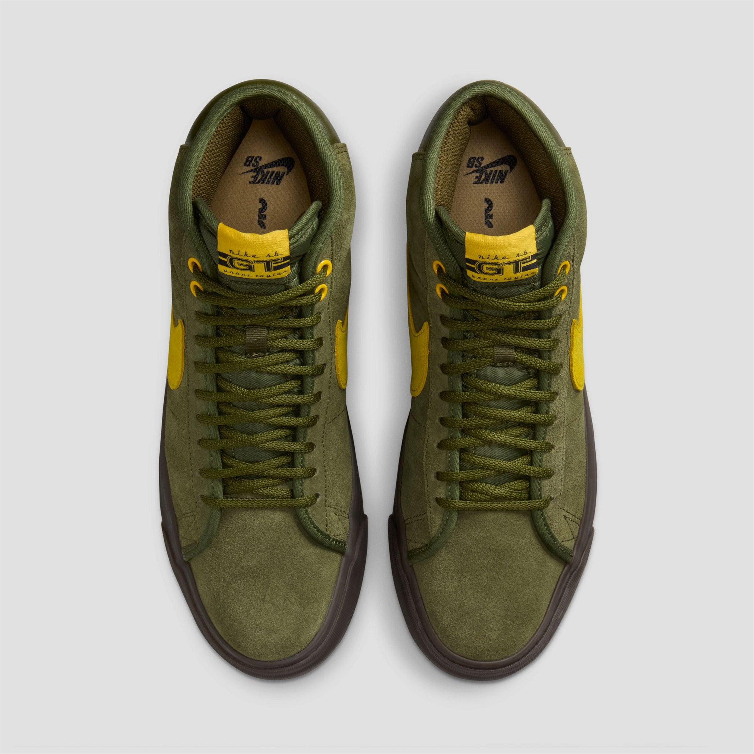 Nike SB Blazer Mid x Anti Hero Skate Shoes Rough Green / Amarillo / Rough Green