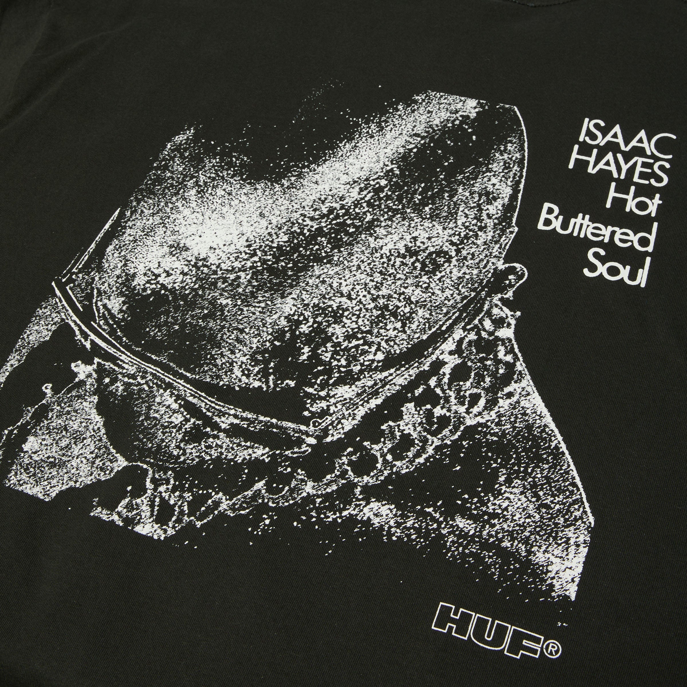HUF X Isaac Hayes Hot Buttered Heavyweight T-Shirt Vintage Black