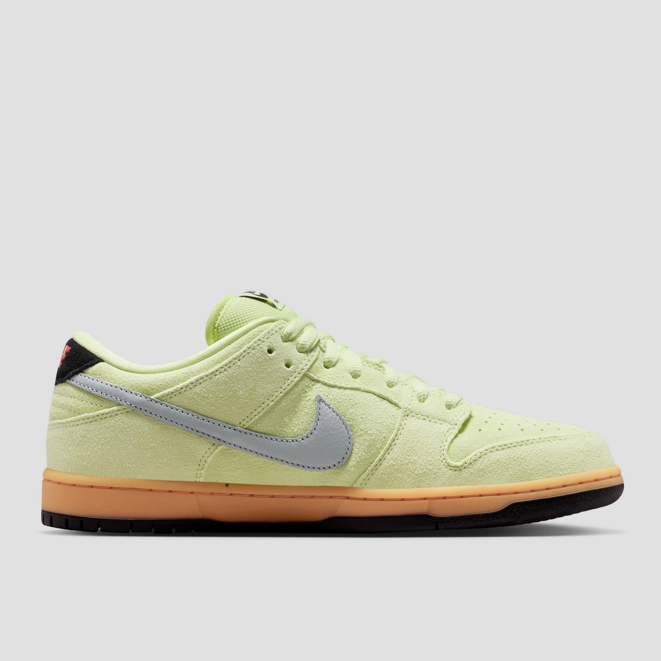 Nike SB Dunk Low Pro PRM Skate Shoes Light Liquid Lime / Wolf Grey / Black