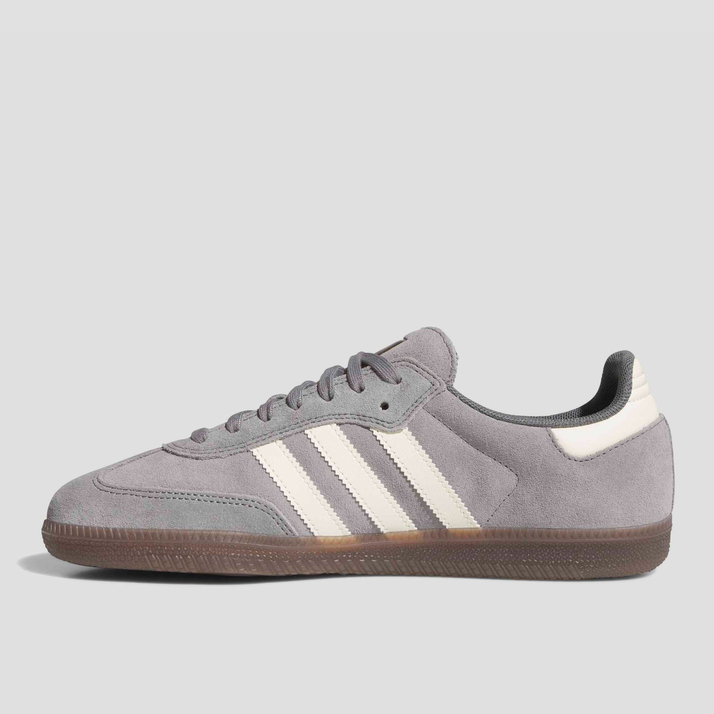 Adidas Samba ADV Skate Shoes Grey Four / Cream White / Grey Heather