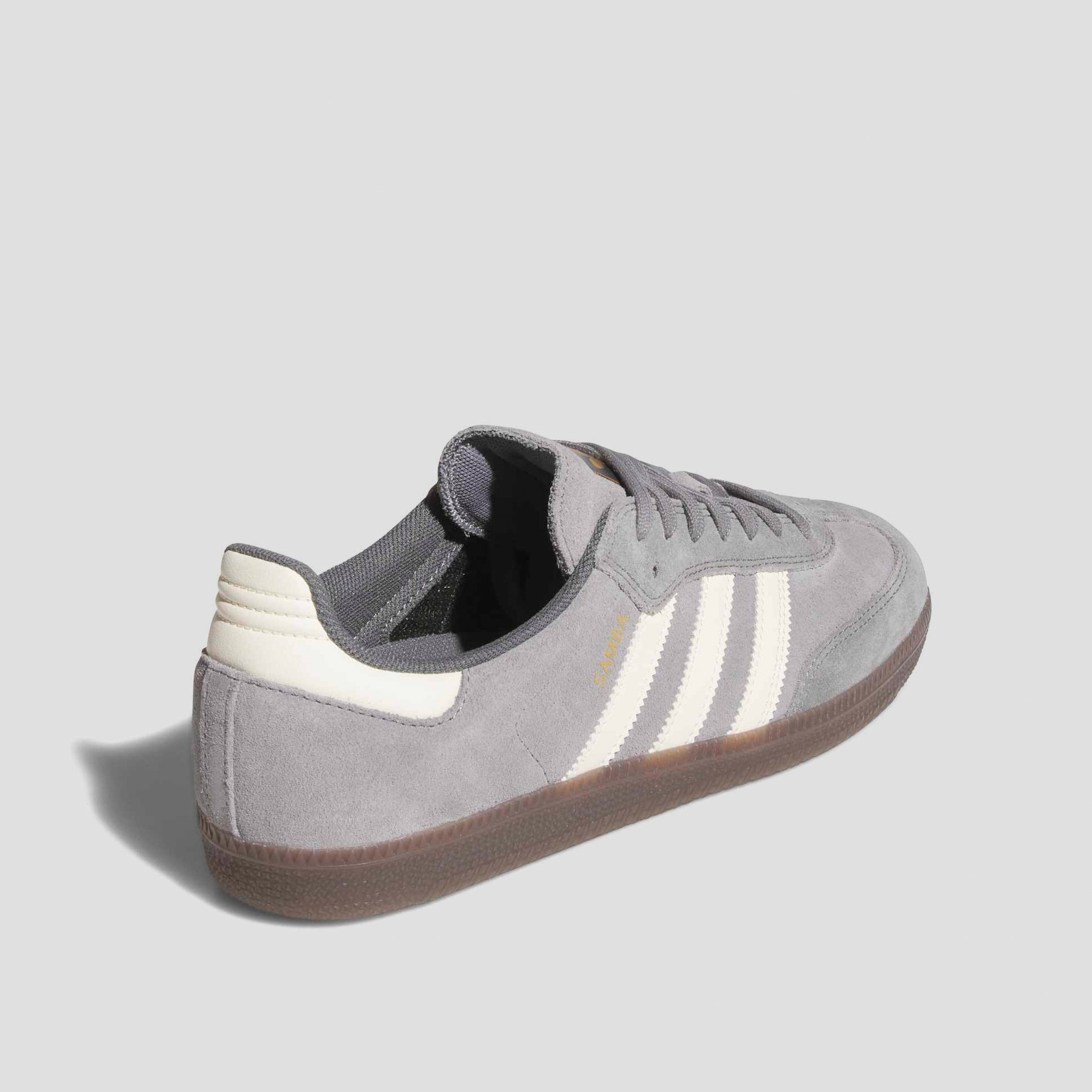 Adidas Samba ADV Skate Shoes Grey Four / Cream White / Grey Heather