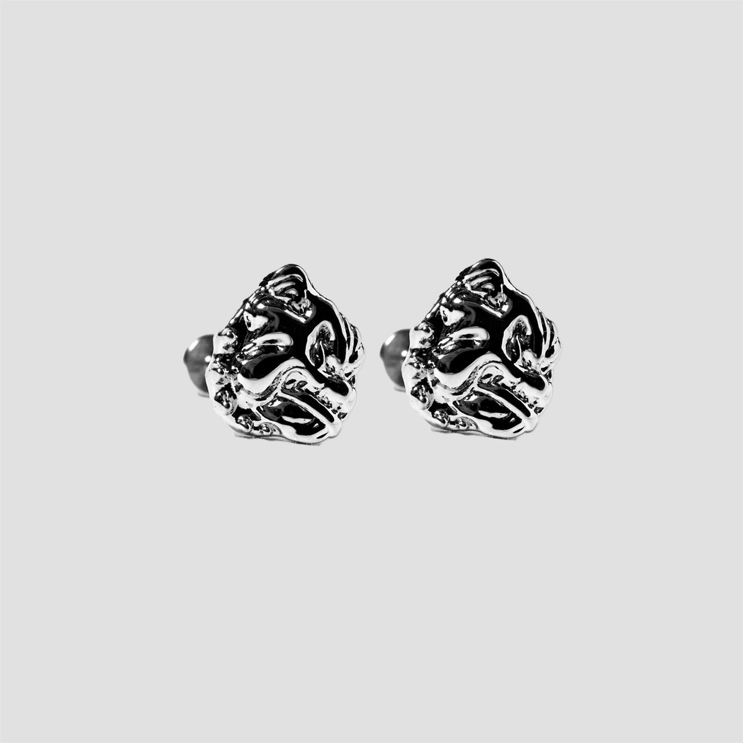 HUF Big Dawg Earrings Silver