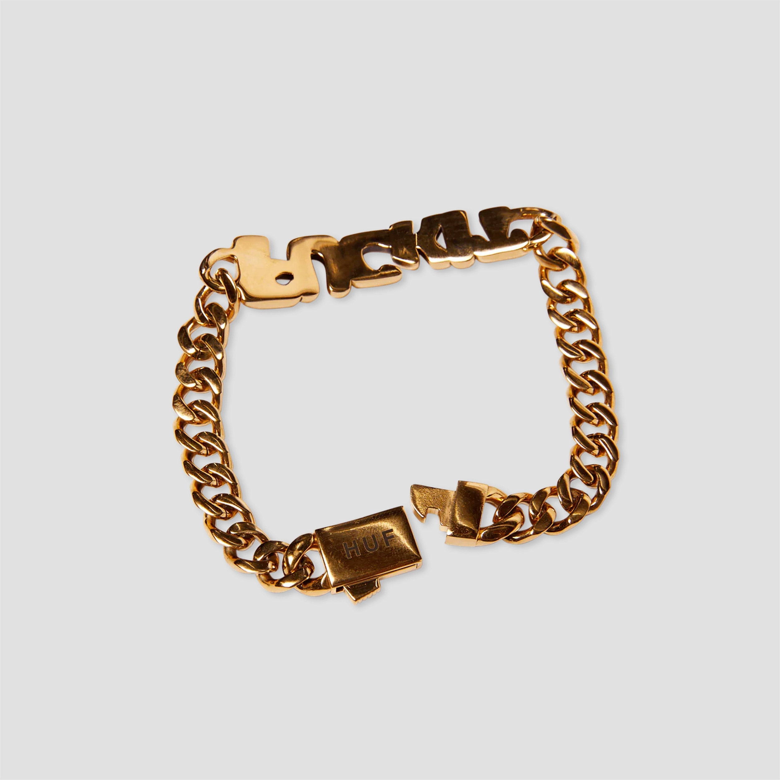 HUF Fuck It Warped Id Bracelet Gold