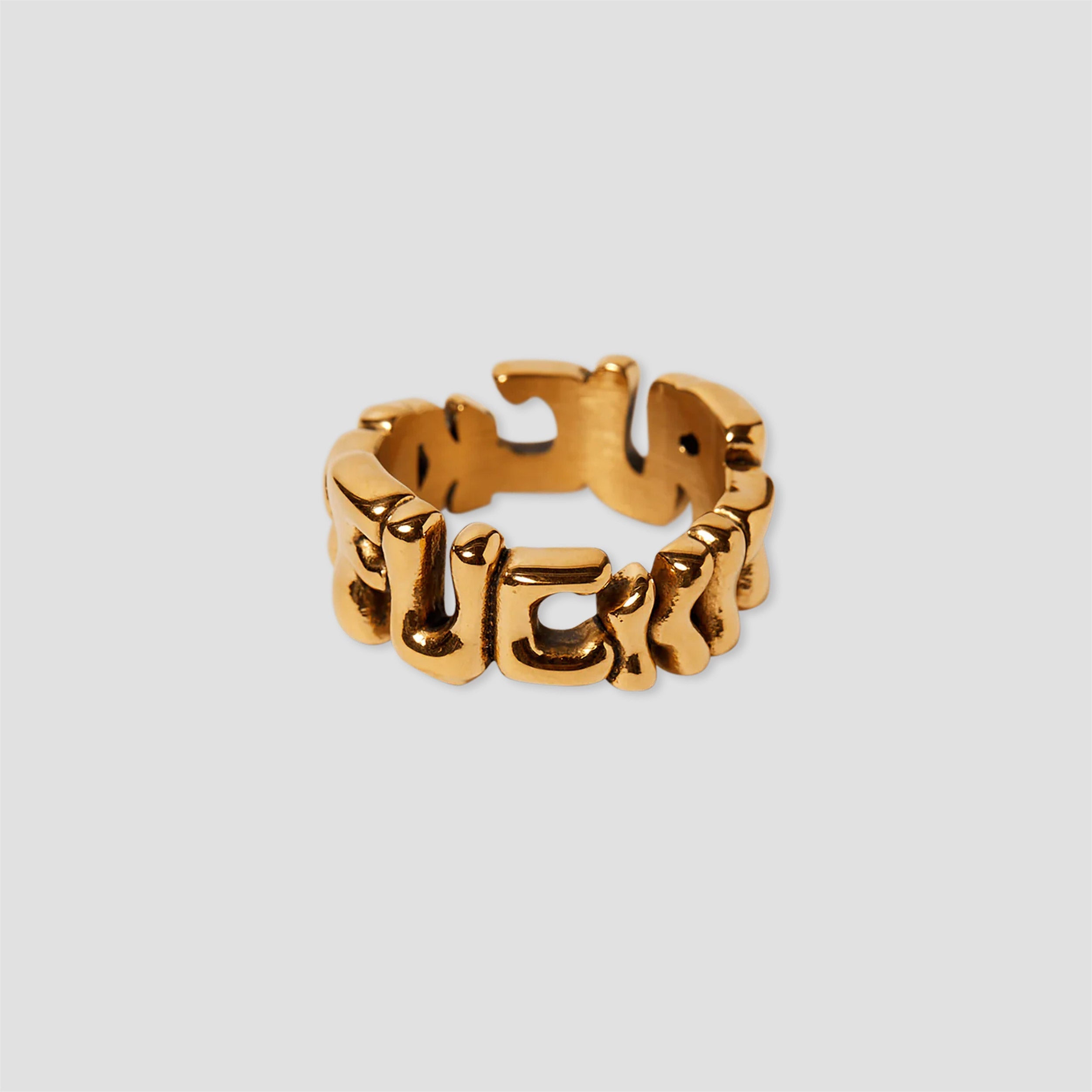 HUF Fuck It Warped Ring Gold