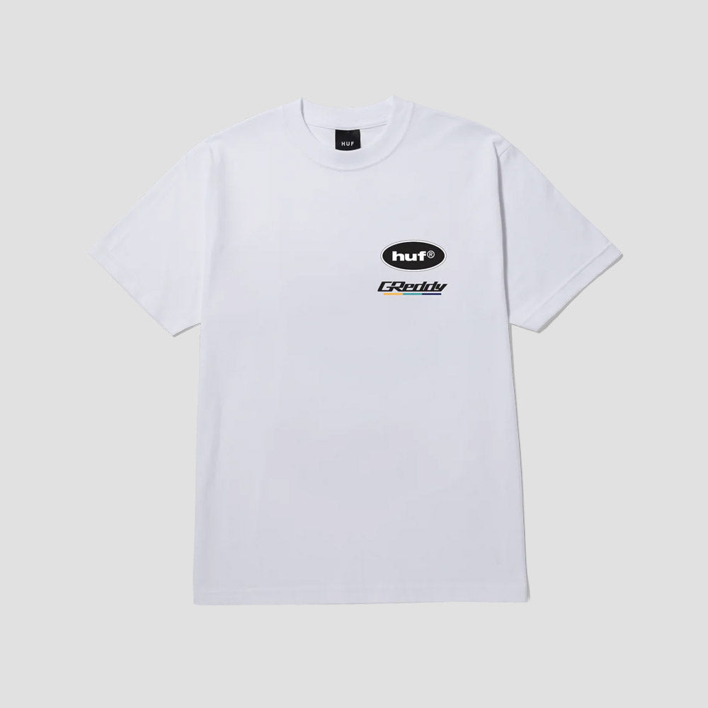 HUF Greddy Showcase T-Shirt White