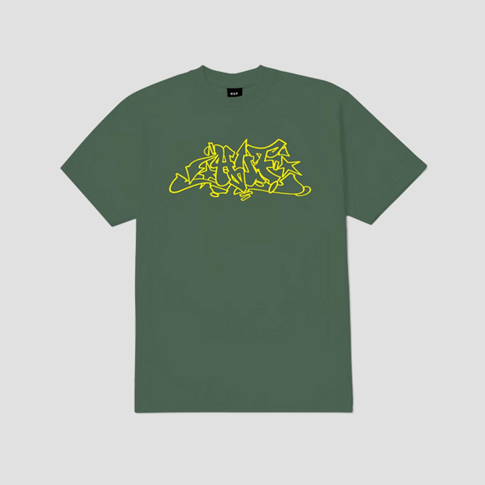 HUF Outlines T-Shirt Forest Green