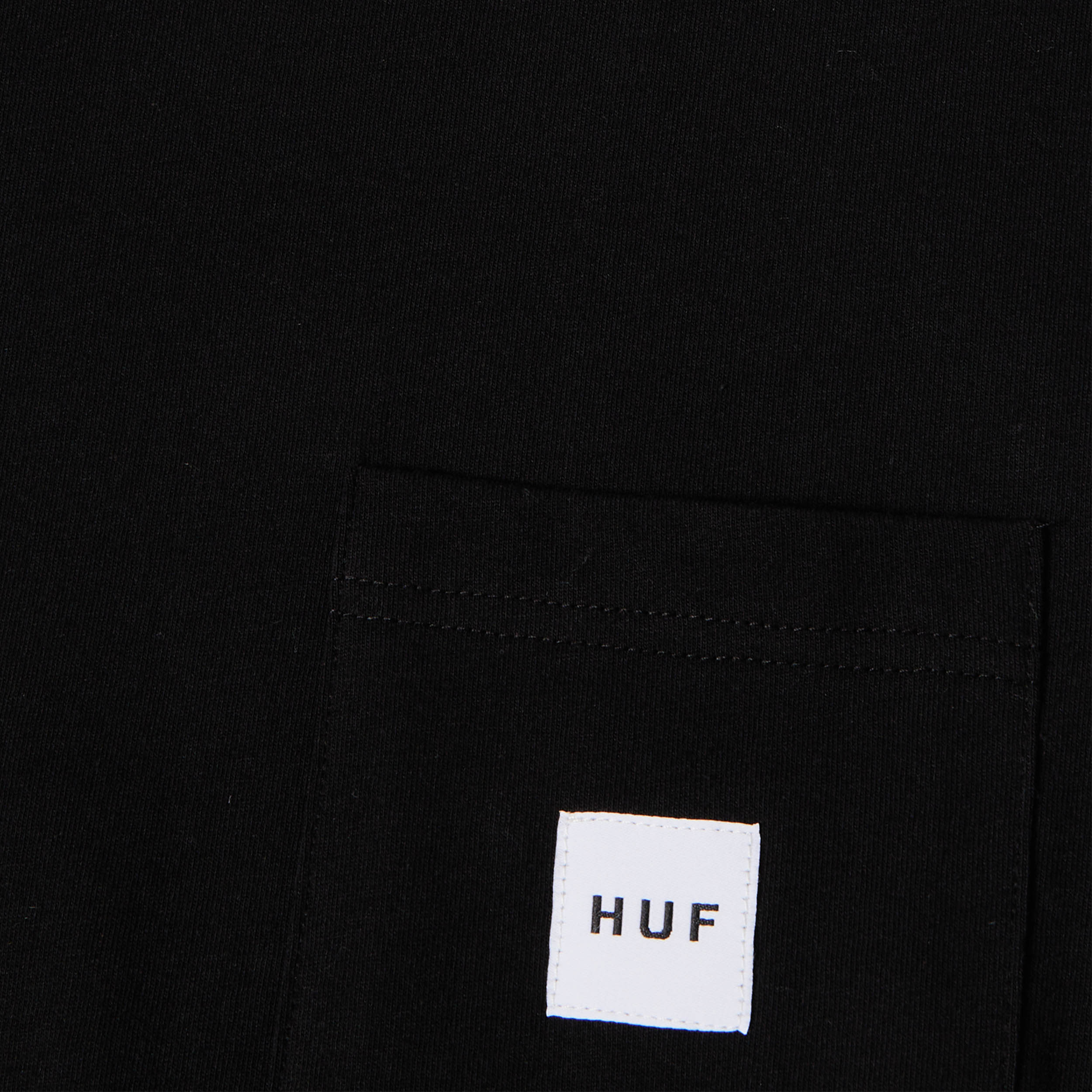 HUF Huf Set Box Logo Shortsleeve Pocket T-Shirt Black