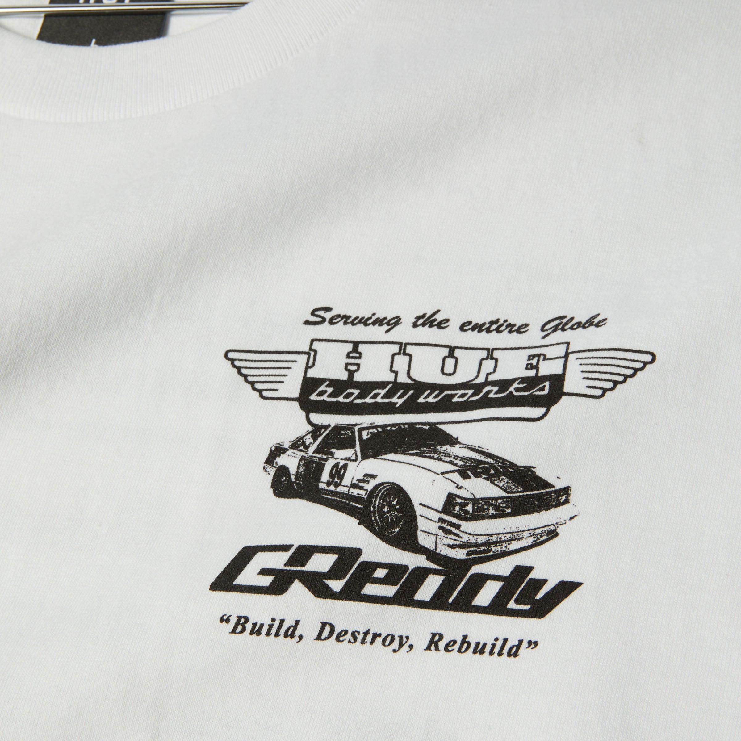 HUF x GReddy Body Works T-Shirt White