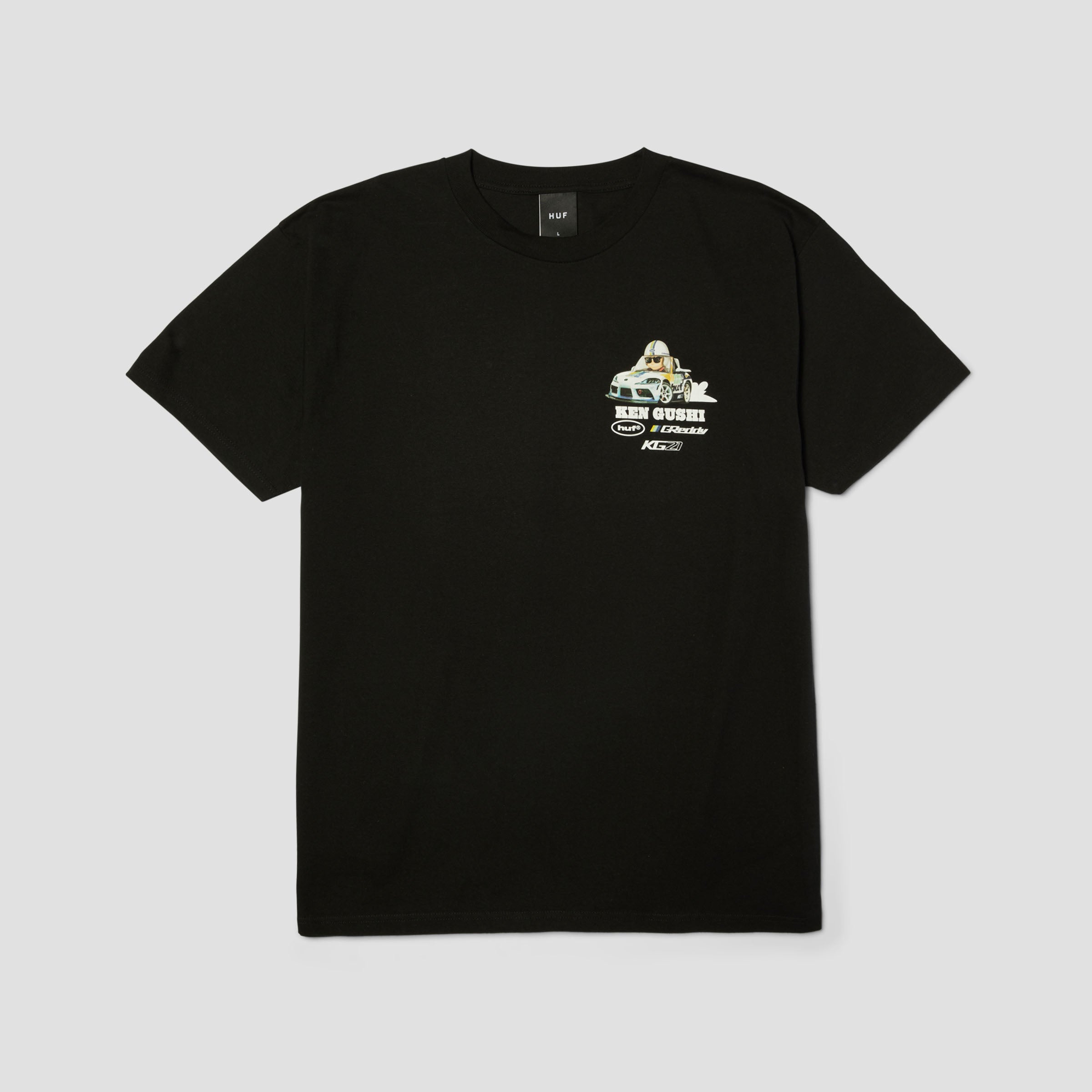 HUF x GReddy Gushi T-Shirt Black