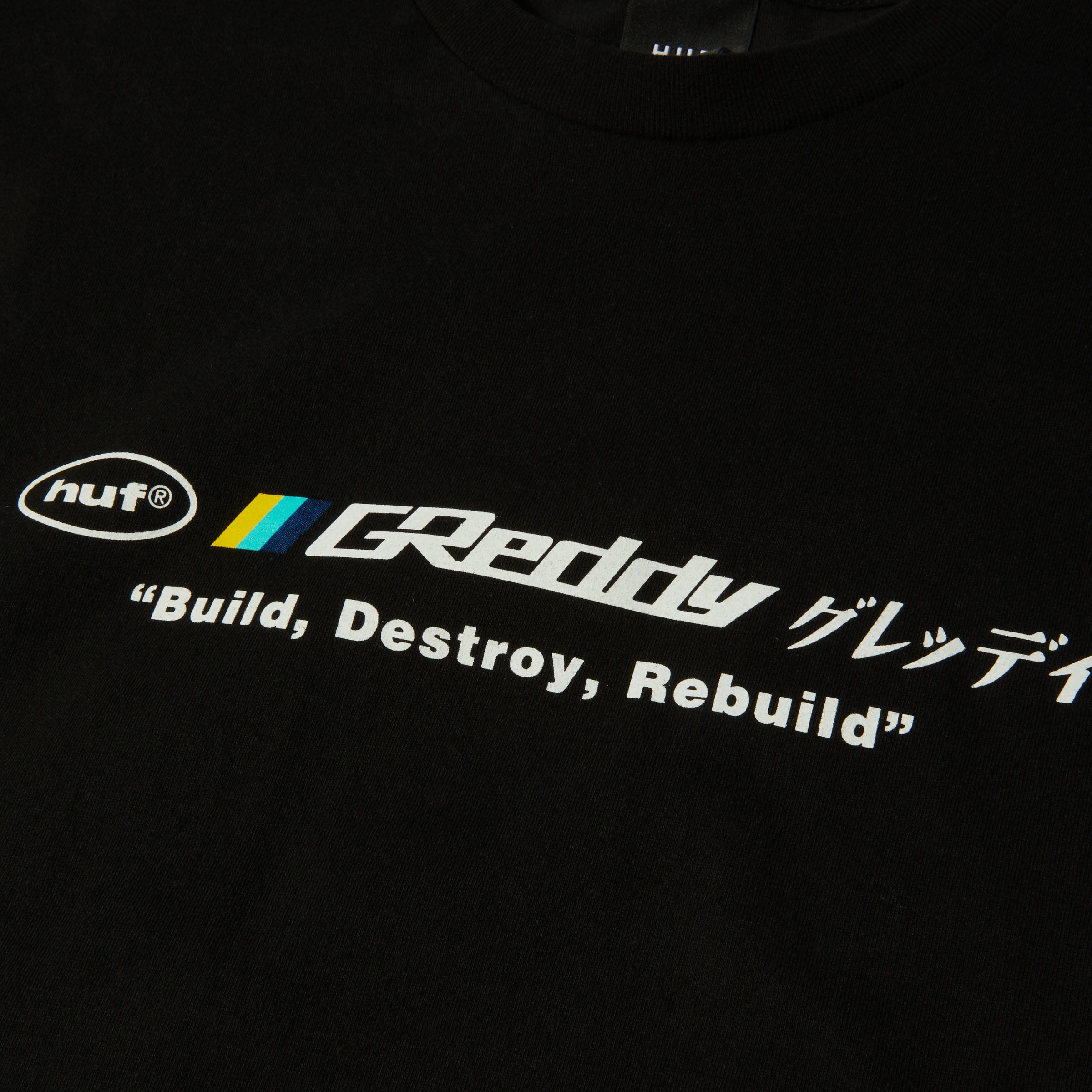 HUF x GReddy Motors T-Shirt Black