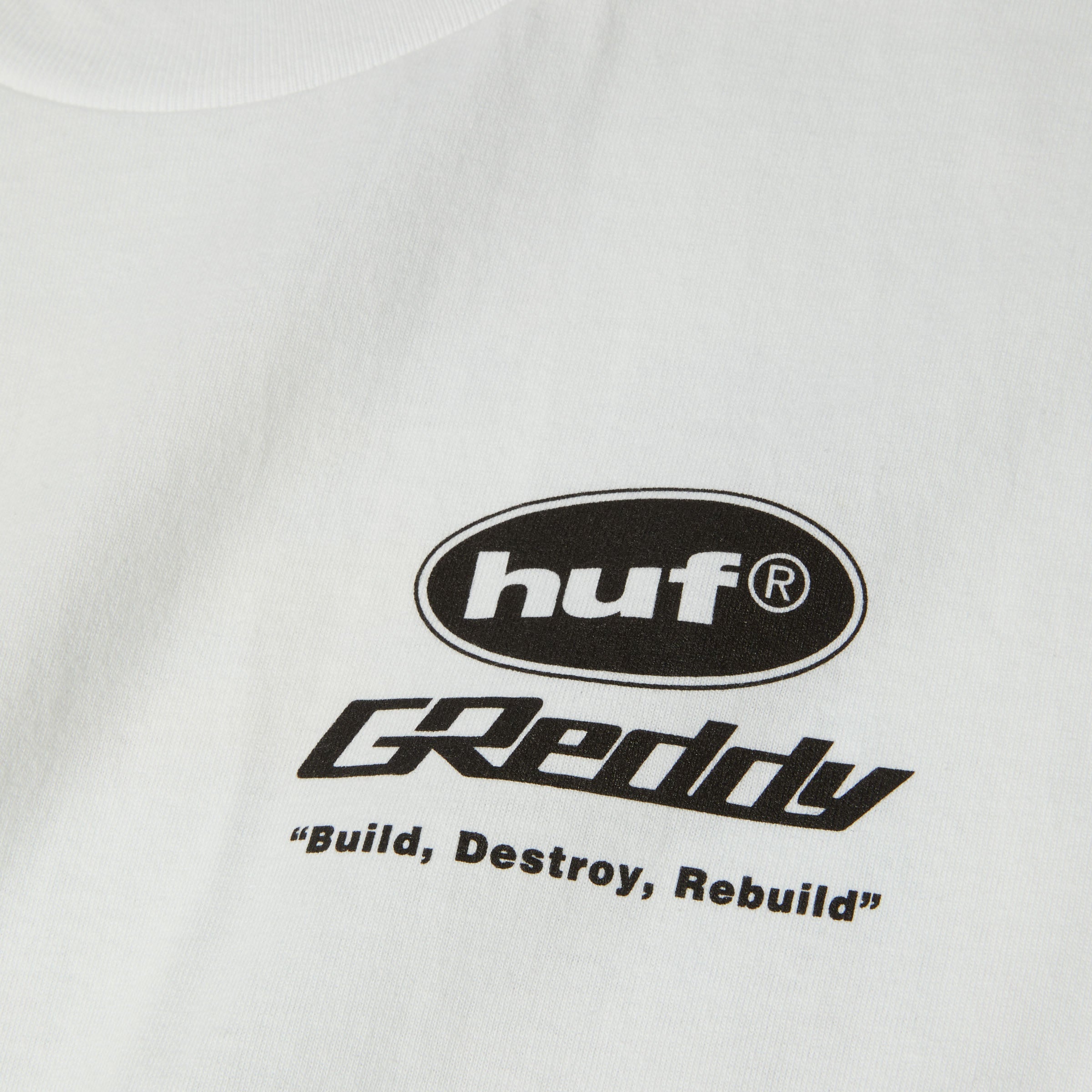 HUF x GReddy Parts T-Shirt White