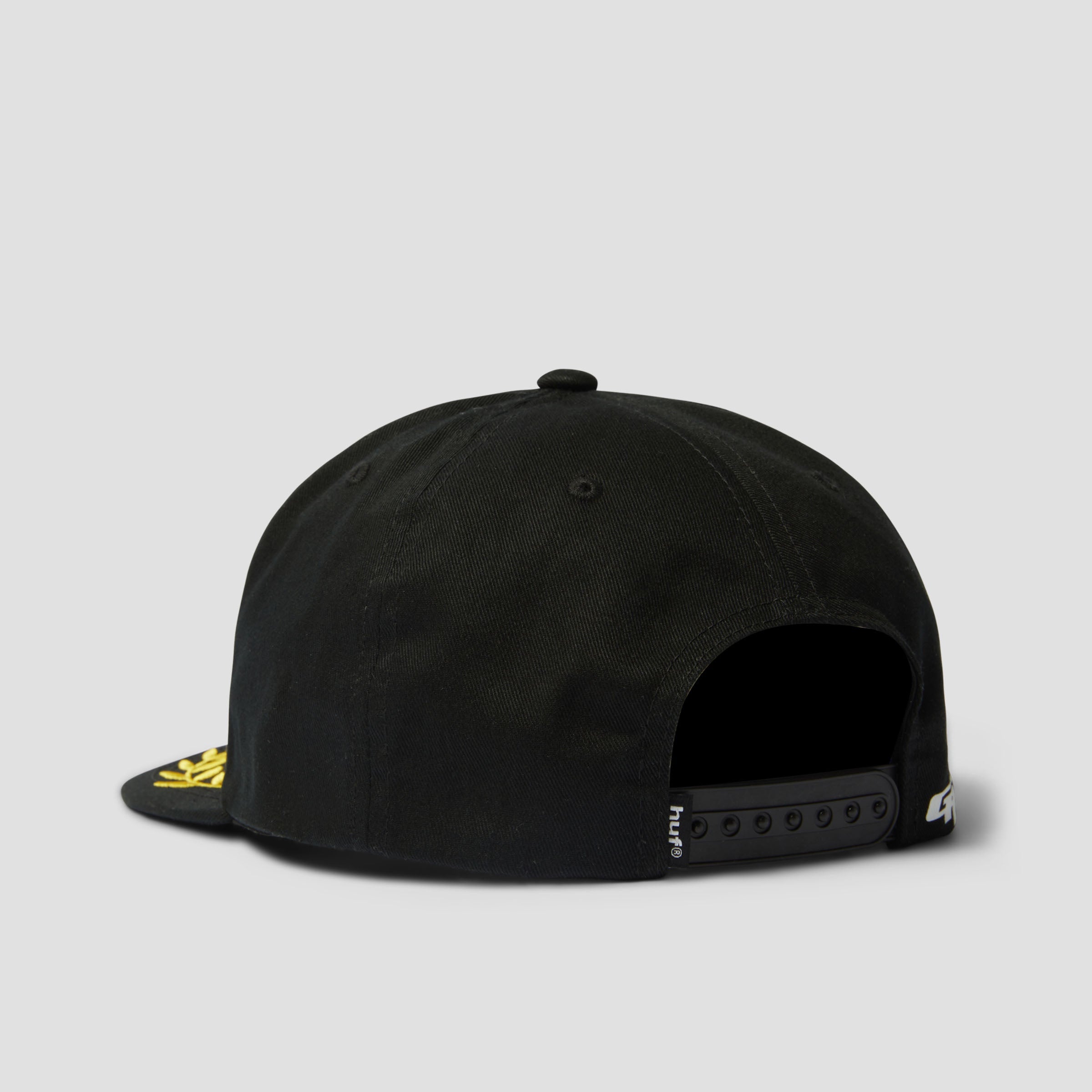 HUF x GReddy Team Snapback Black