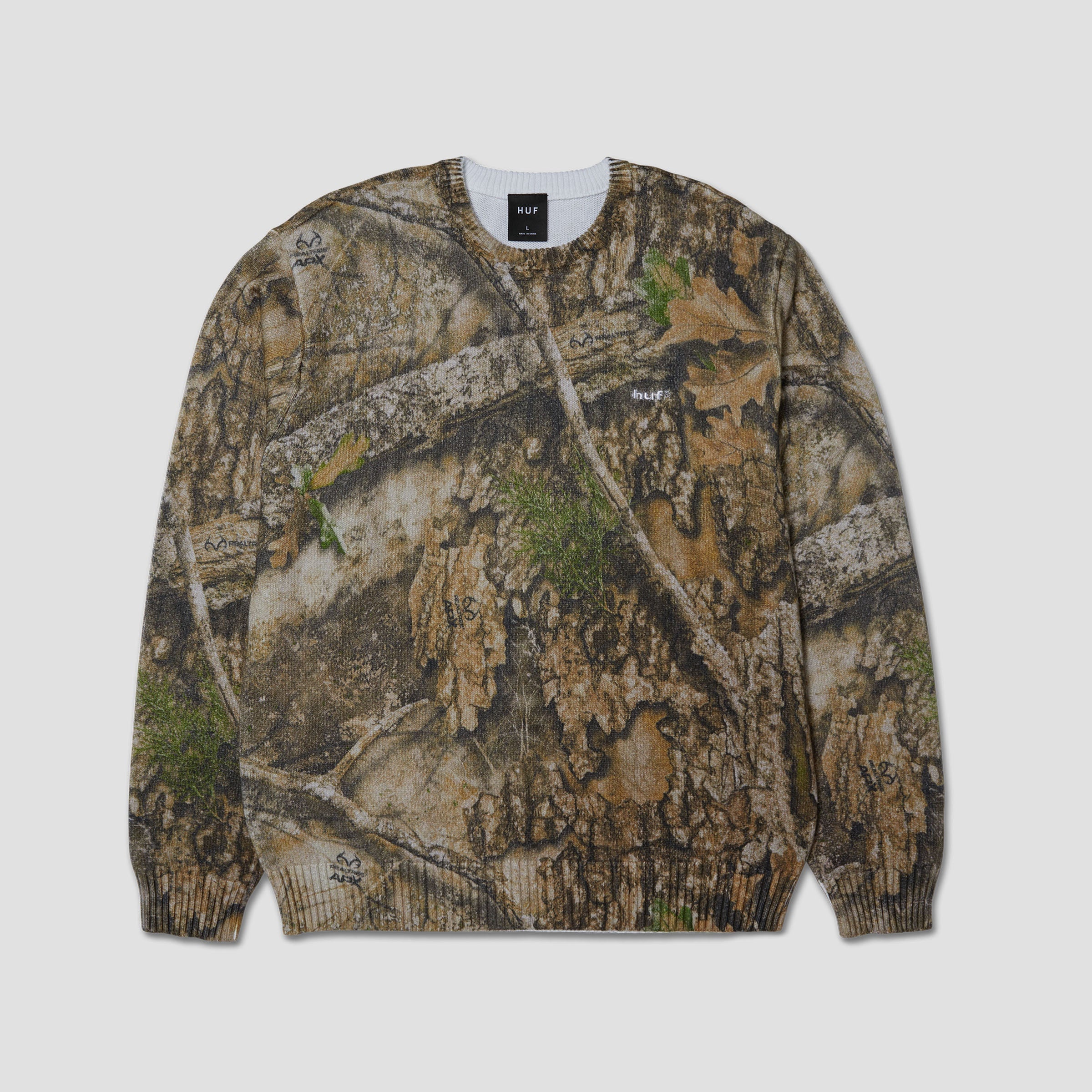 HUF X Realtree Crew Sweater Camo