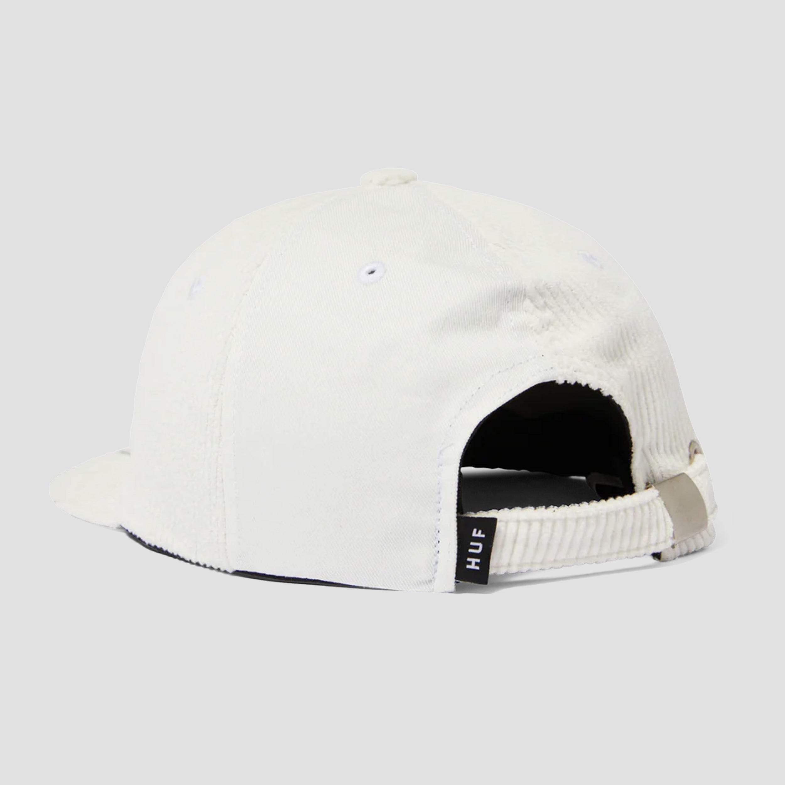 HUF Classic H Pin Wheel 6 Panel Hat White