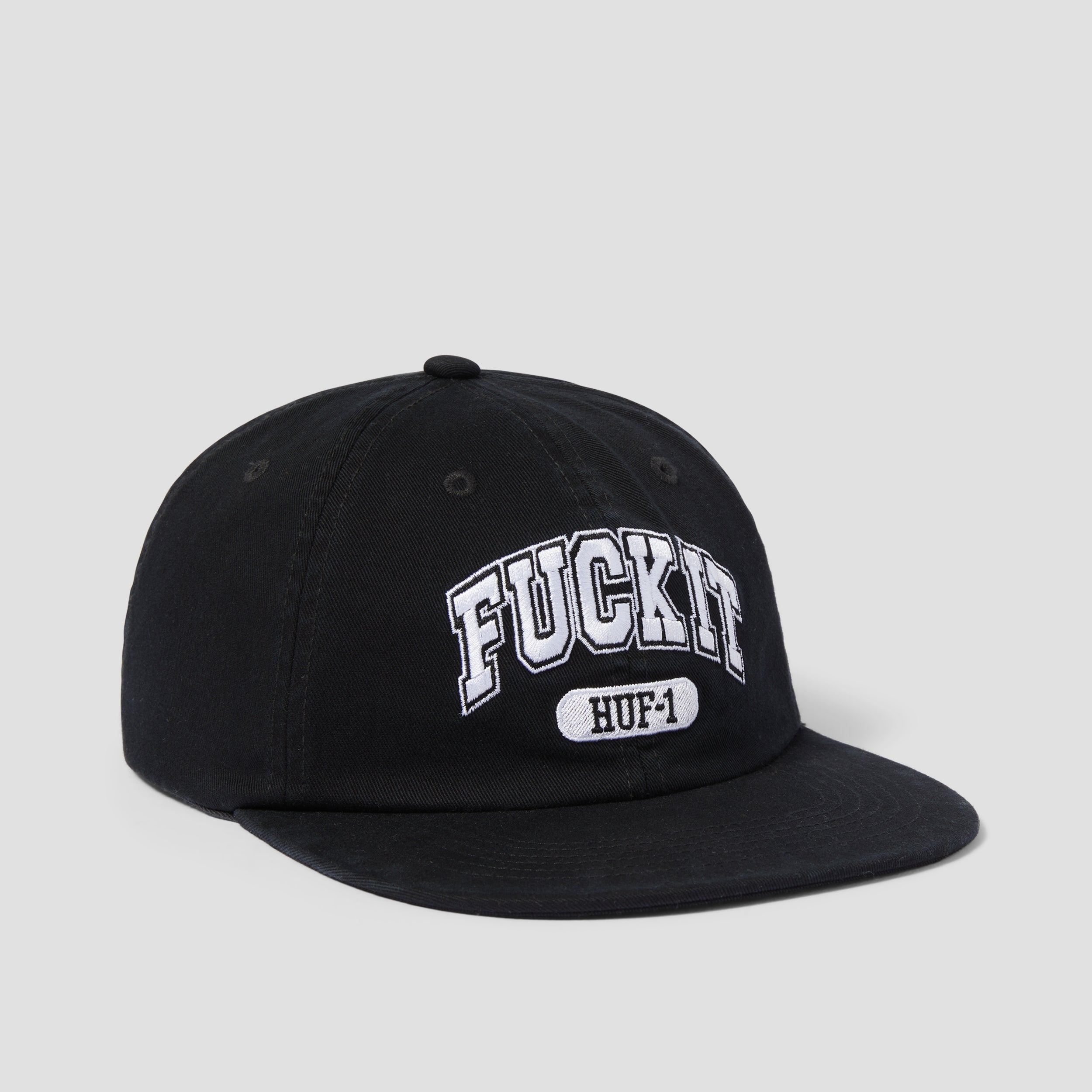 Huf Fuck It 6 Panel Hat Black