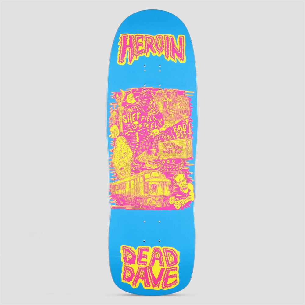 Heroin 10.1 Dead Dave Allegory of Fear Skateboard Deck