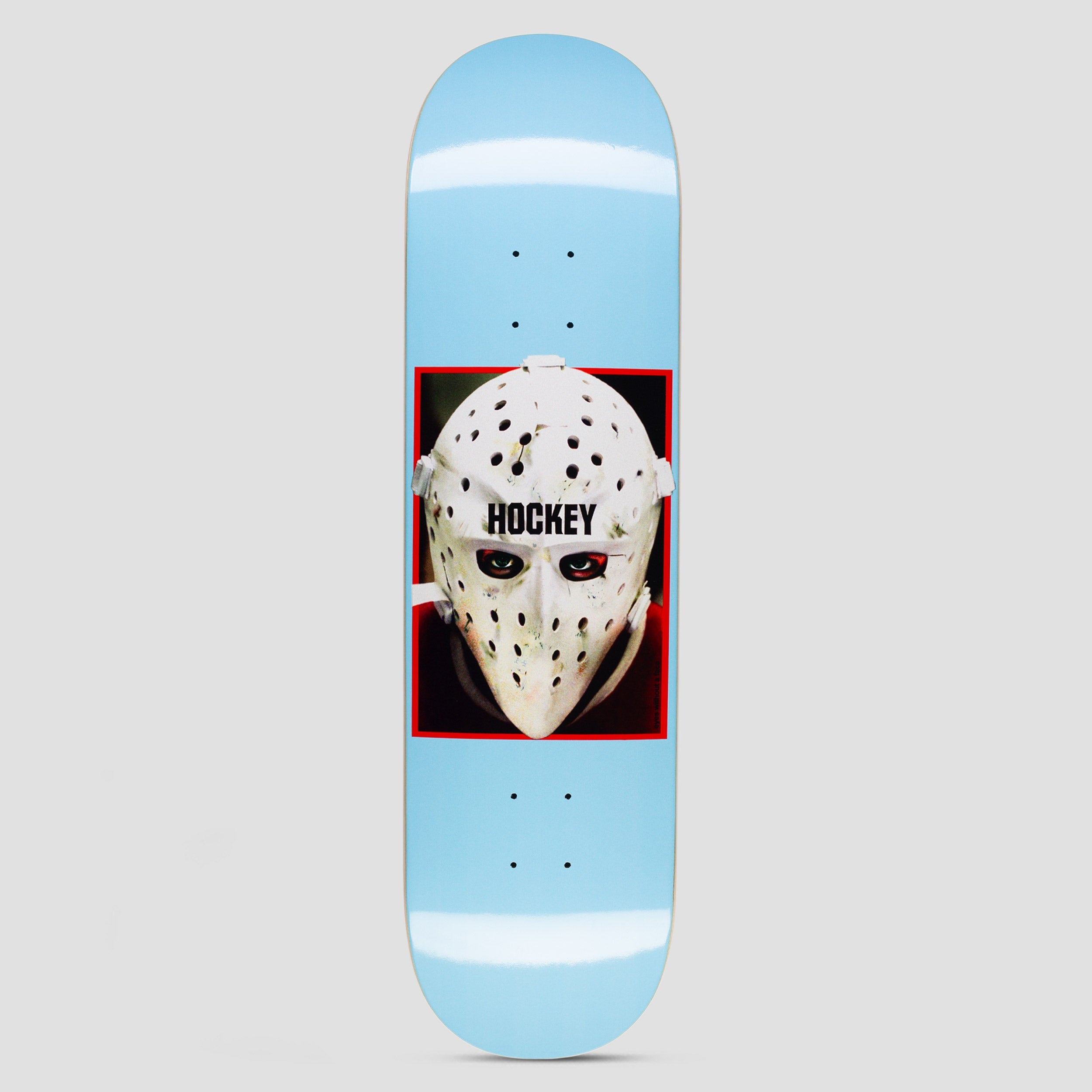 Hockey 8.5 War on Ice Shape 1 Skateboard Deck Ice Blue