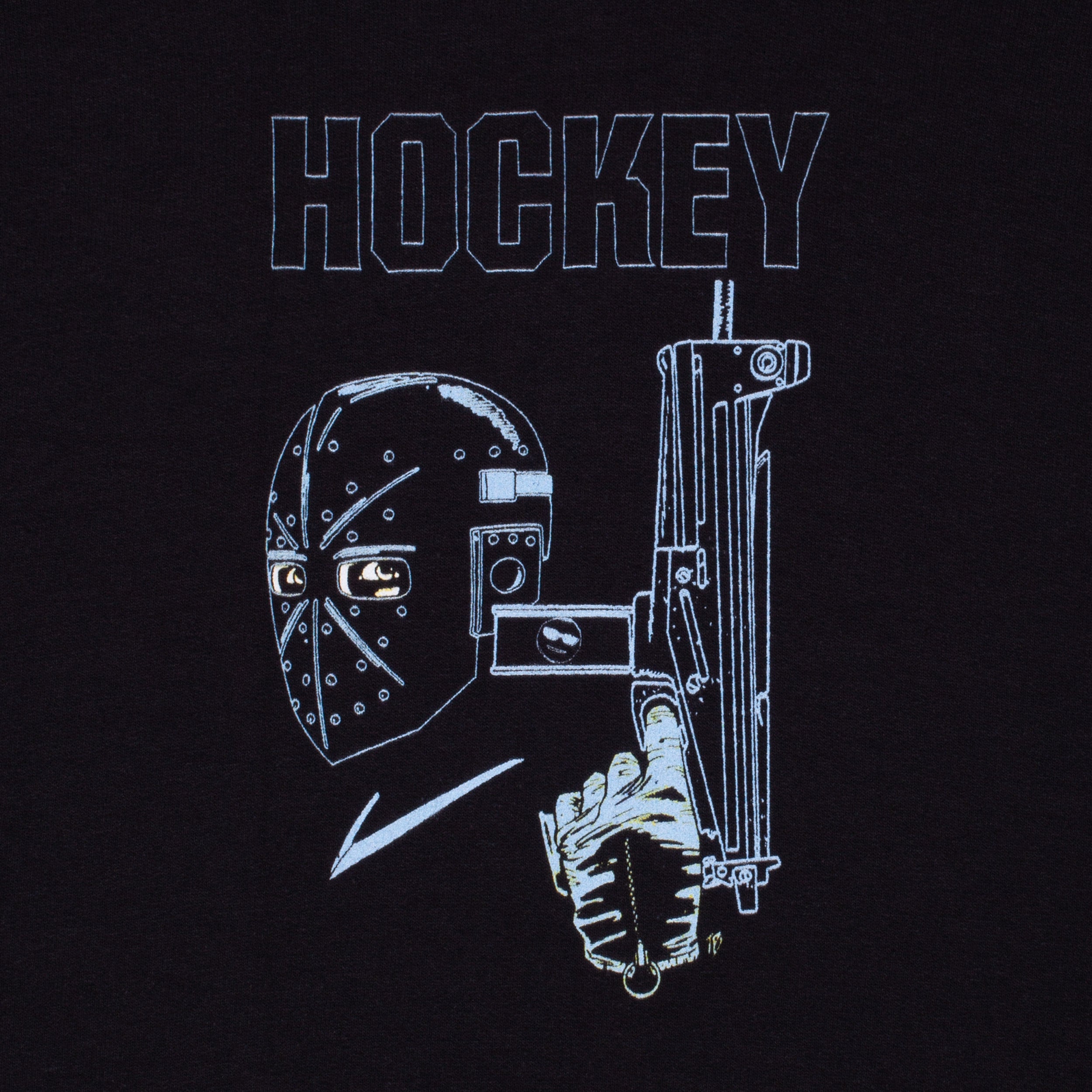 Hockey Not Heat Hood Black