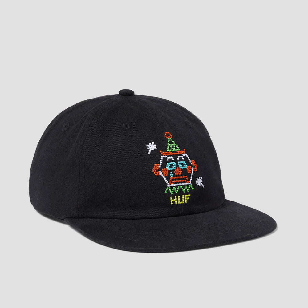 Huf Clownin' Around 6 Panel Hat Black