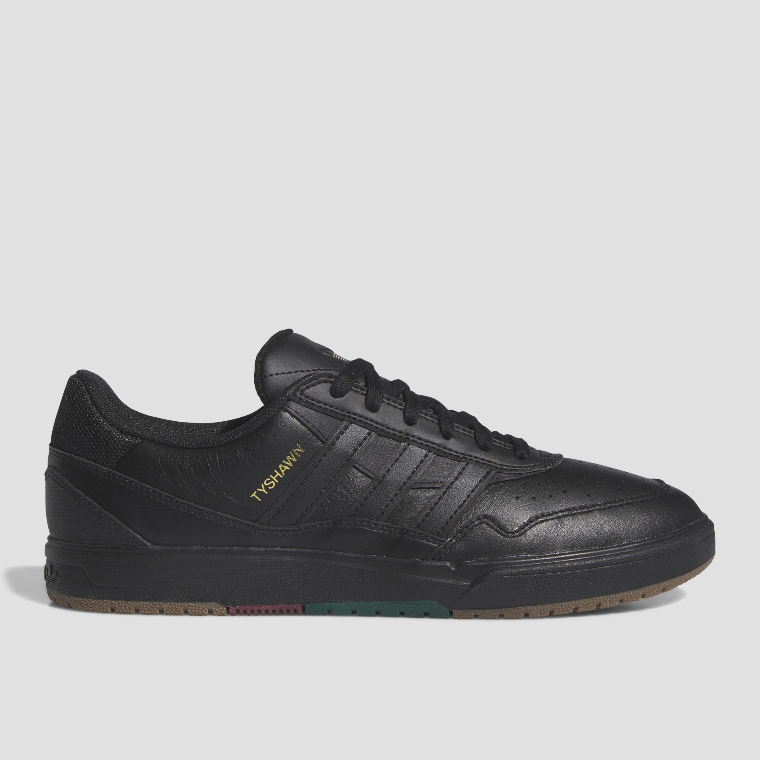 adidas Tyshawn II Skate Shoes Black / Black / Green