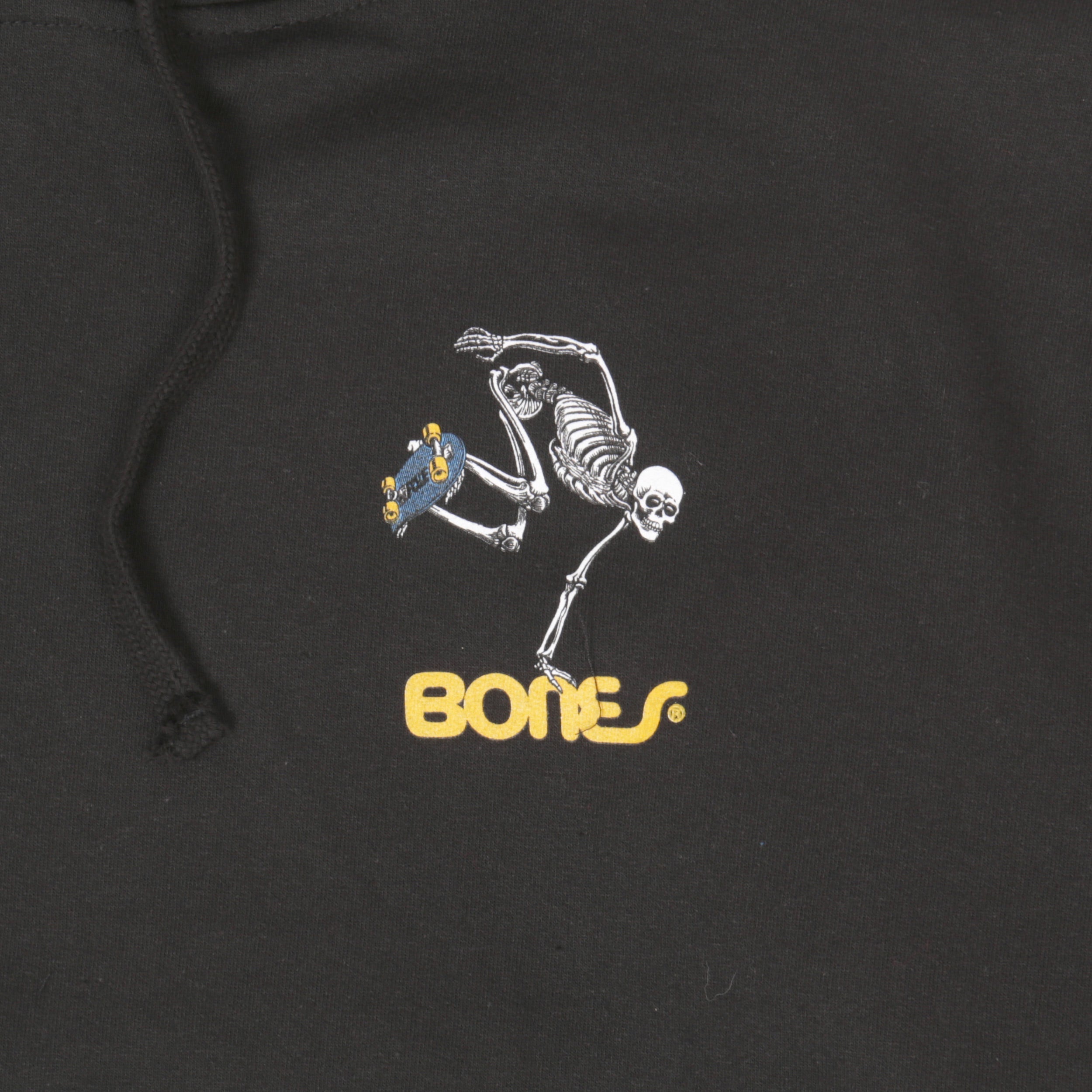 Powell Peralta Skateboard Skeleton Hood Black