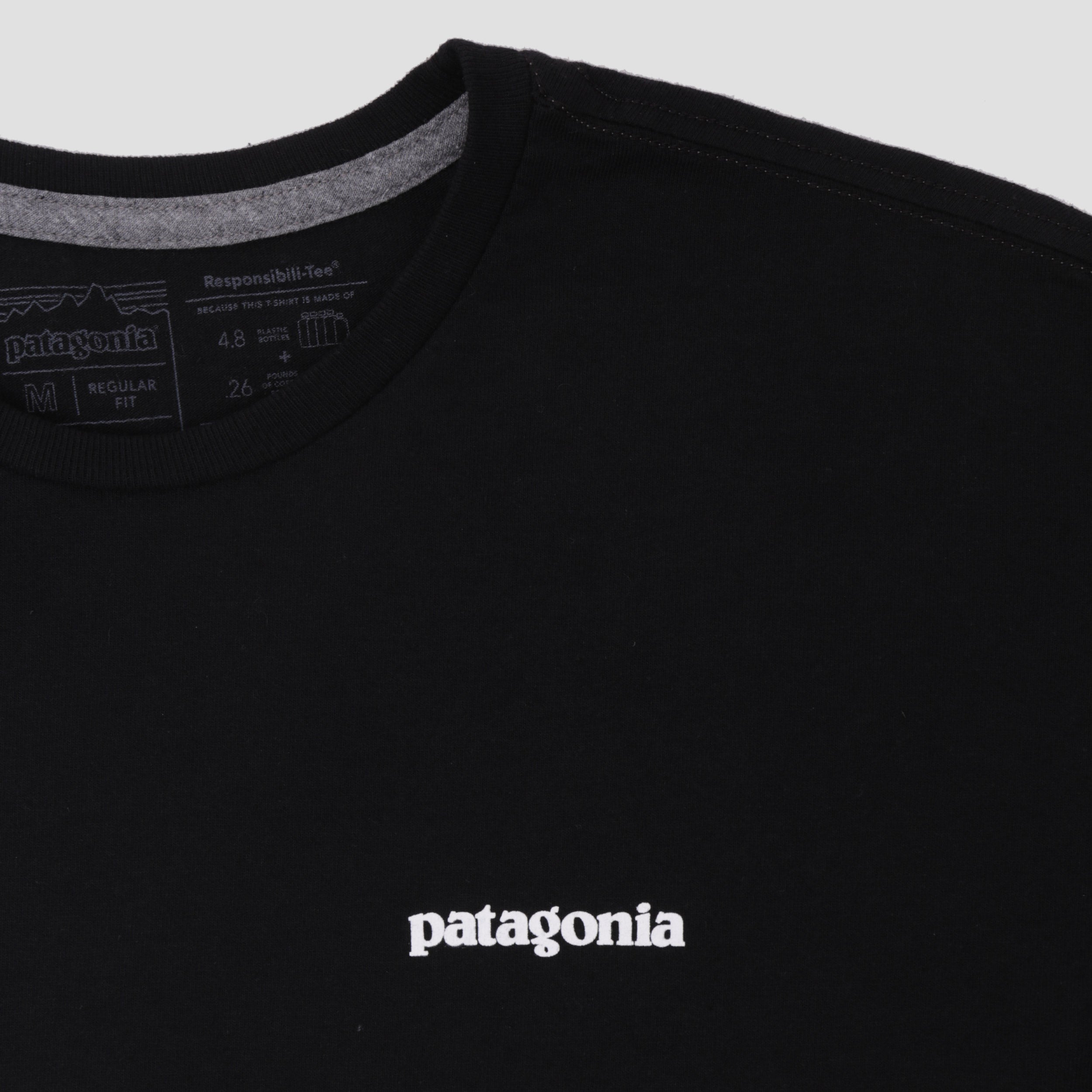 Patagonia P-6 Logo Responsibili T-Shirt Black