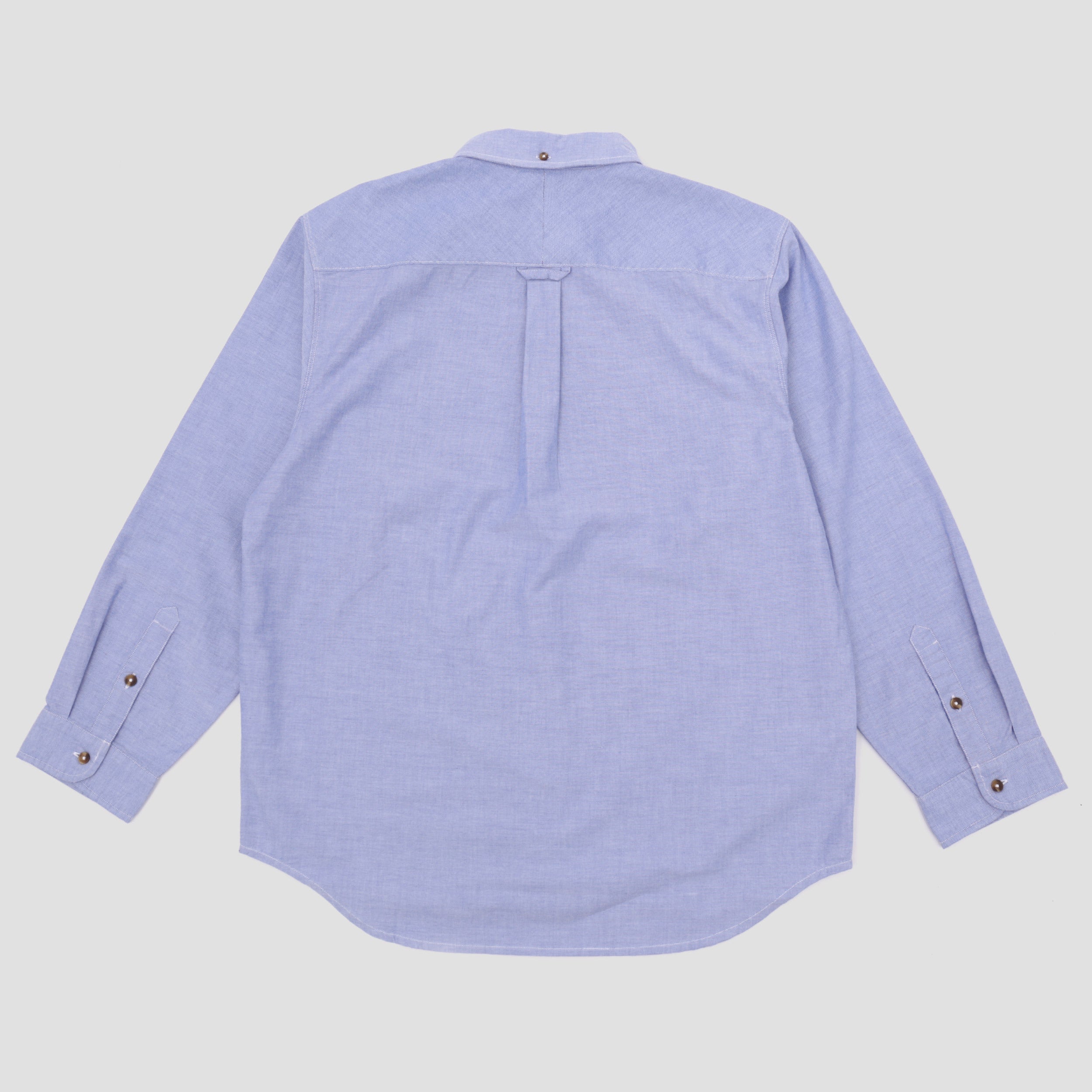 Nike SB Life Longsleeve Oxford Button Down Shirt White / Game Royal / Football Grey