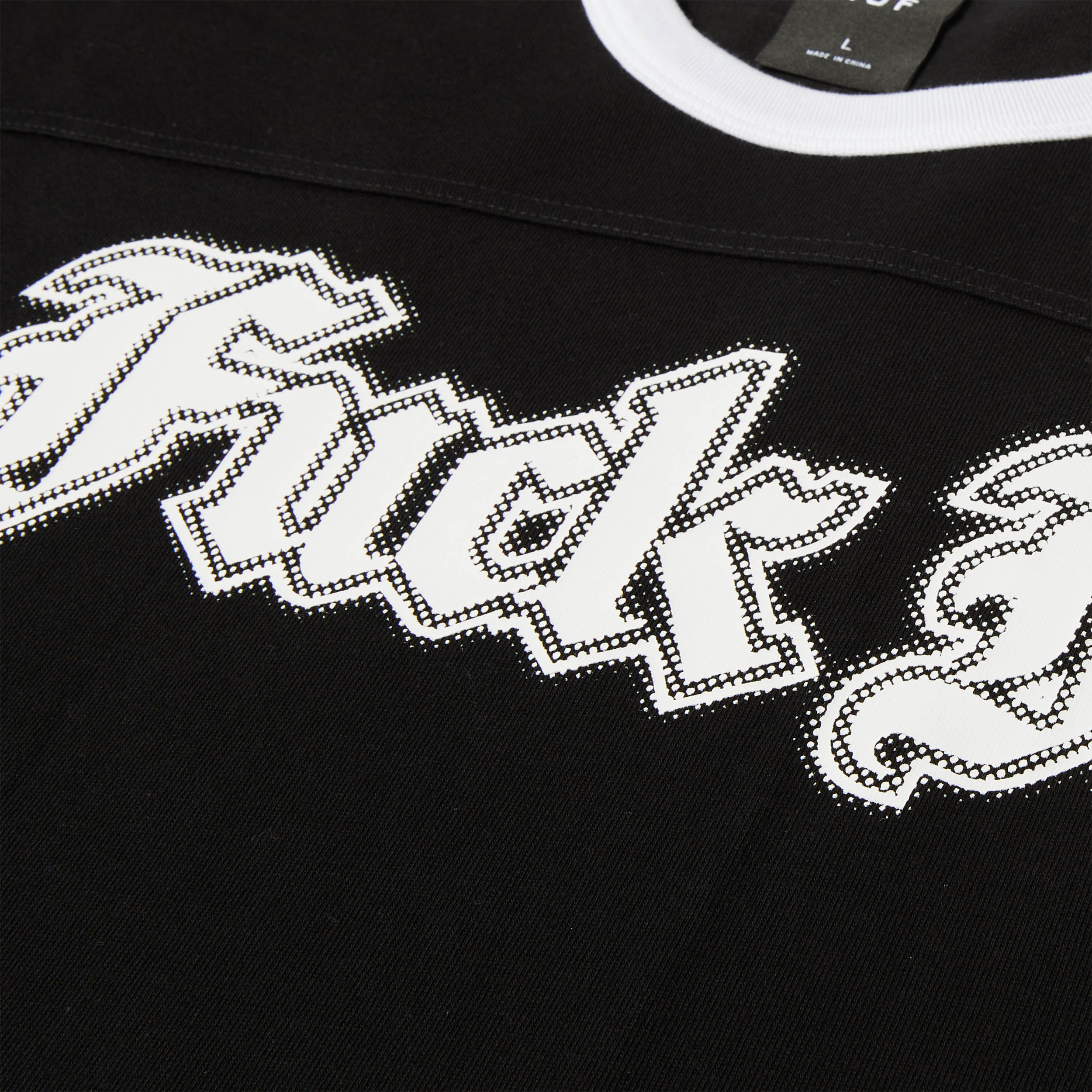 Huf Ives Football Shirt Black