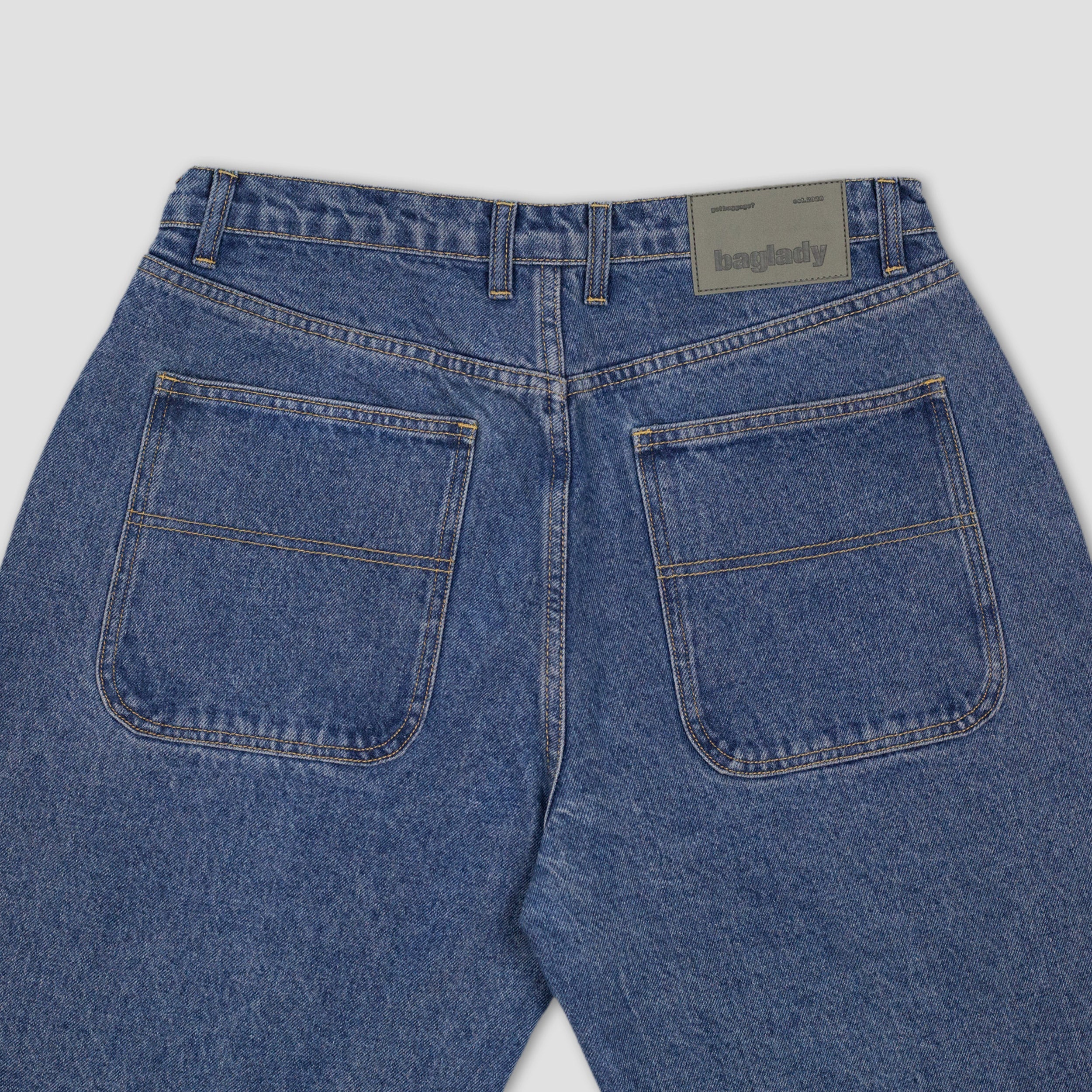 Baglady Denim Pant Indigo Blue