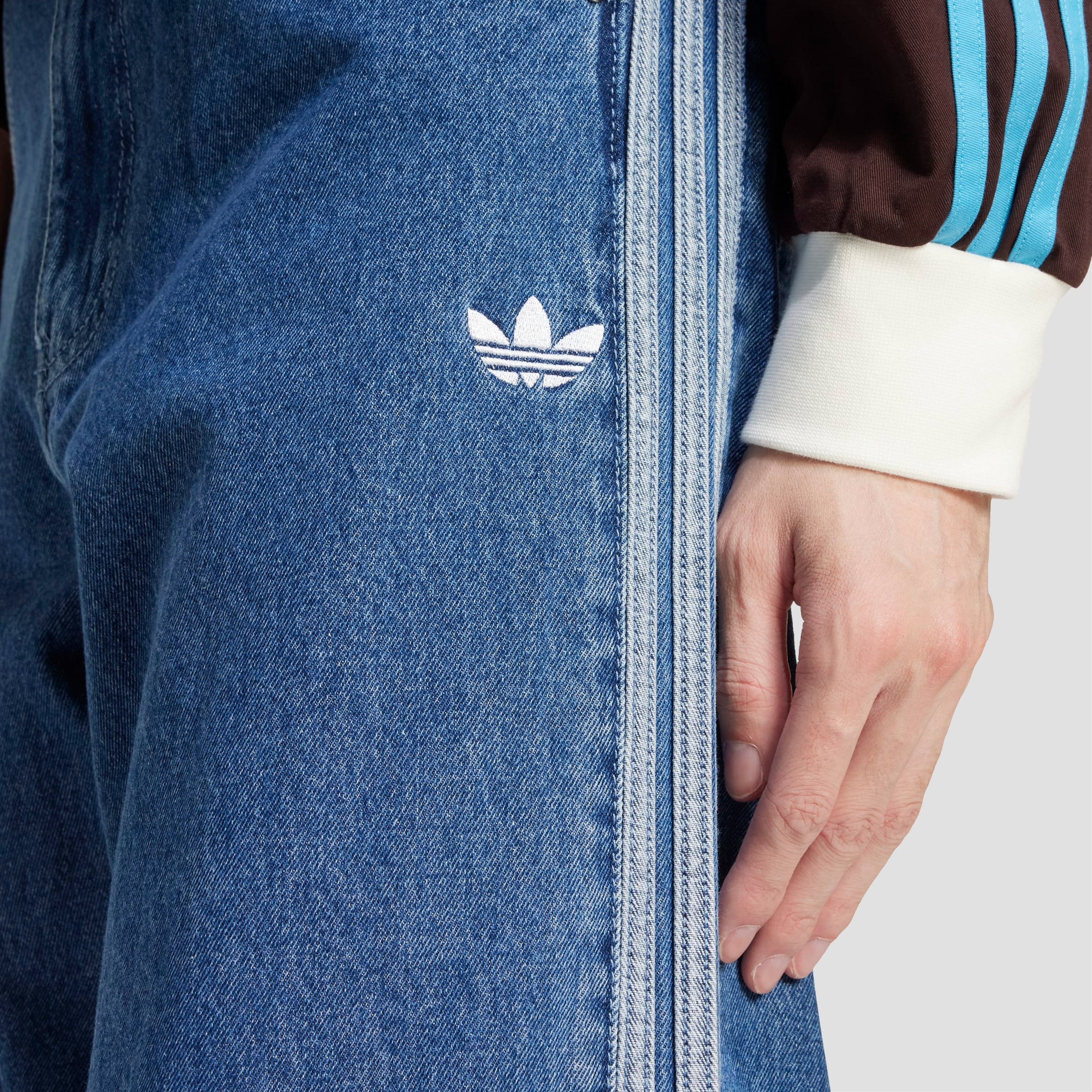 Adidas Firebird Pants Medium Blue Denim