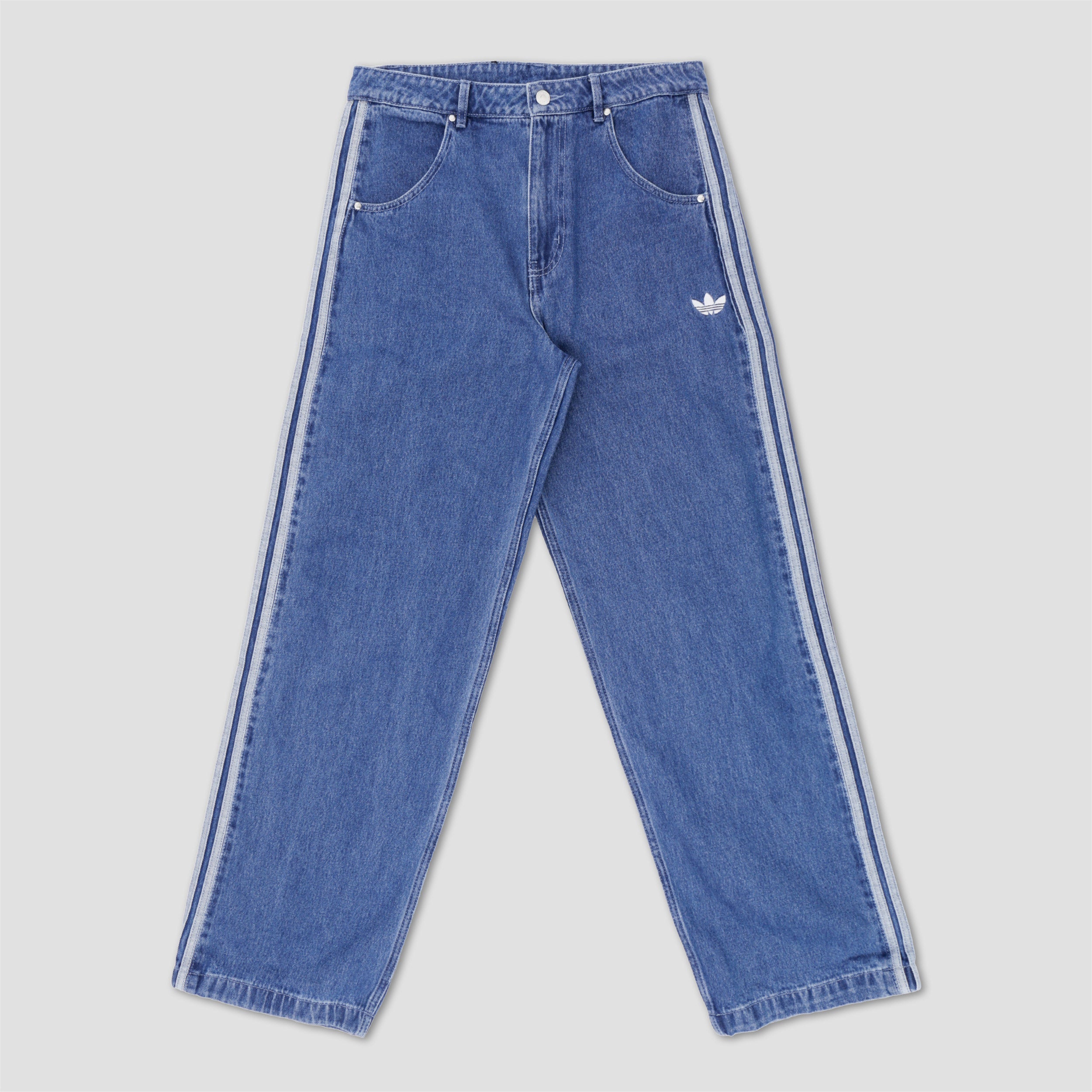 Adidas Firebird Pants Medium Blue Denim